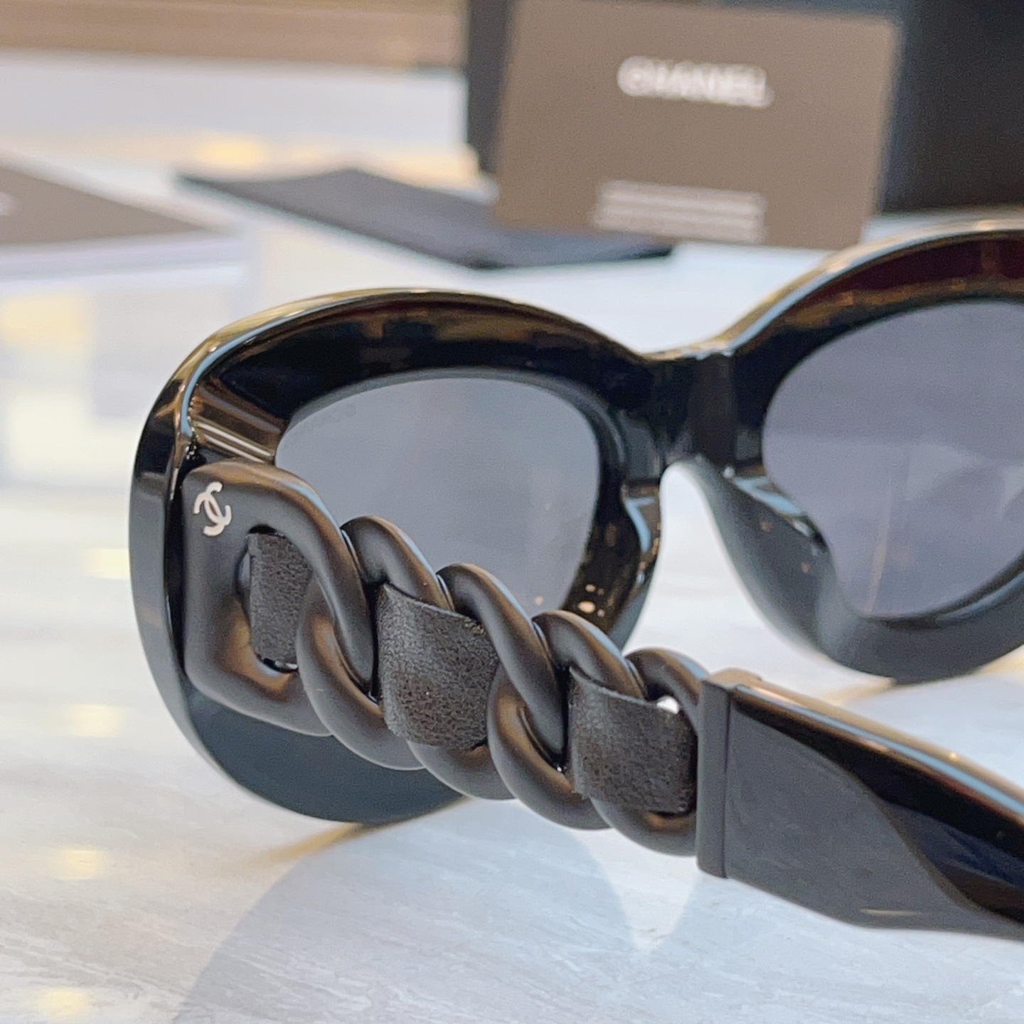 ，【CHANE*】香奈*儿新款太阳镜，MODEL：CH9182，SIZE：54口20-140