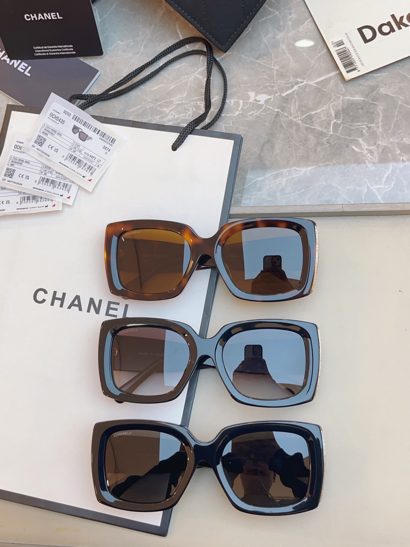 ，【CHANE*】香奈*儿新款太阳镜🕶️，MODEL：CH5435，SIZE：53口22-140