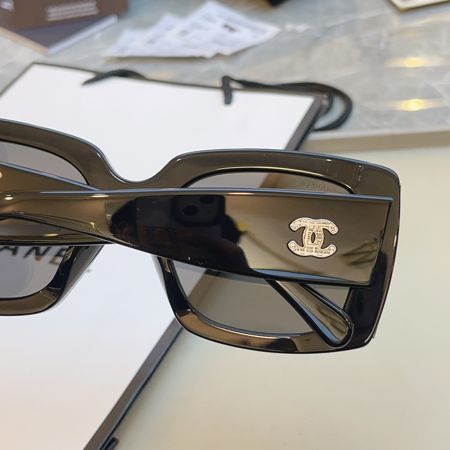 ，【CHANE*】香奈*儿新款太阳镜🕶️，MODEL：CH5435，SIZE：53口22-140