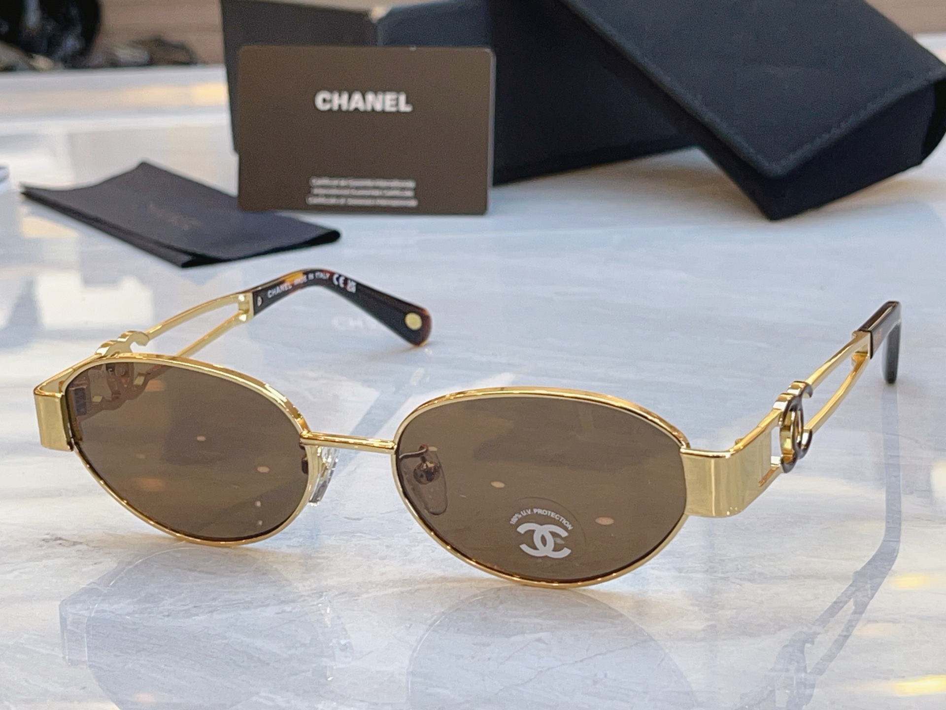 ，【CHANE*】香奈*儿新款太阳镜🕶️，MODEL：CH9180，SIZE：54口18-140