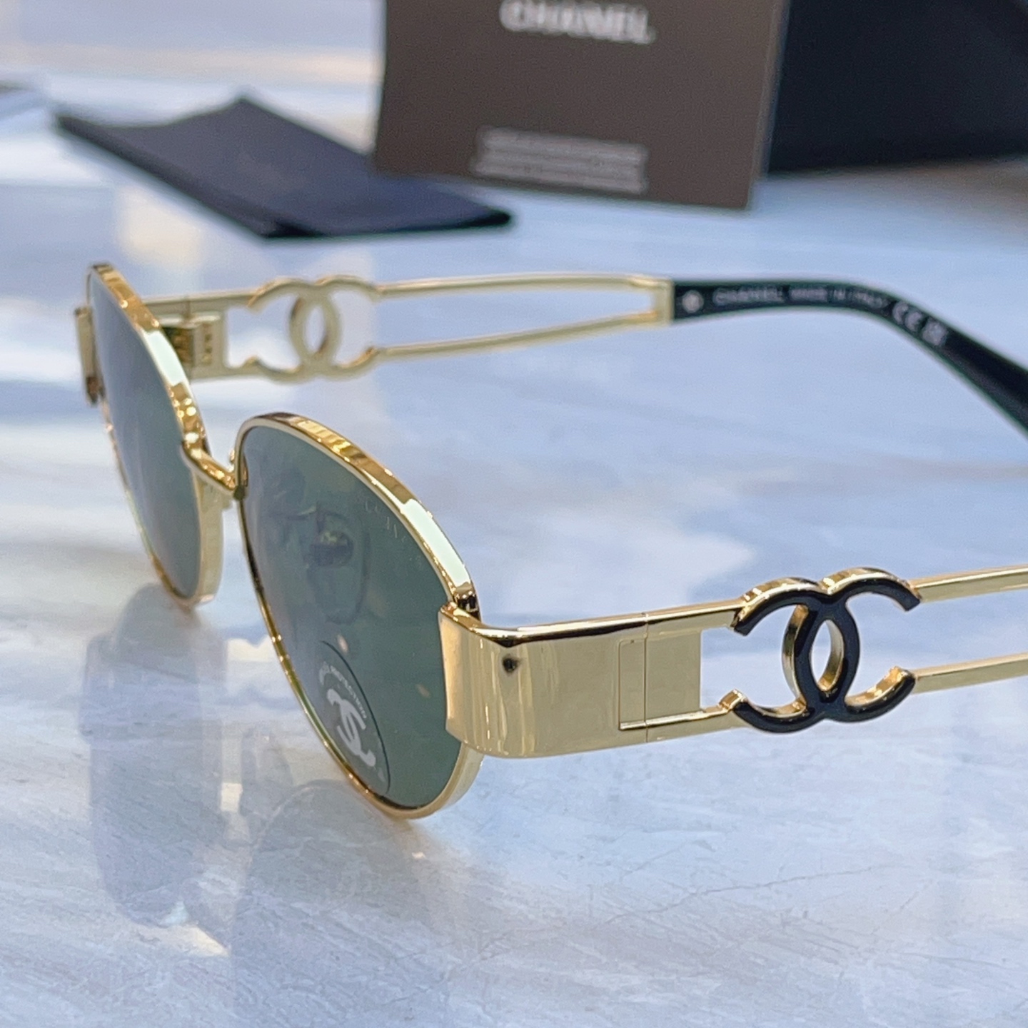 ，【CHANE*】香奈*儿新款太阳镜🕶️，MODEL：CH9180，SIZE：54口18-140