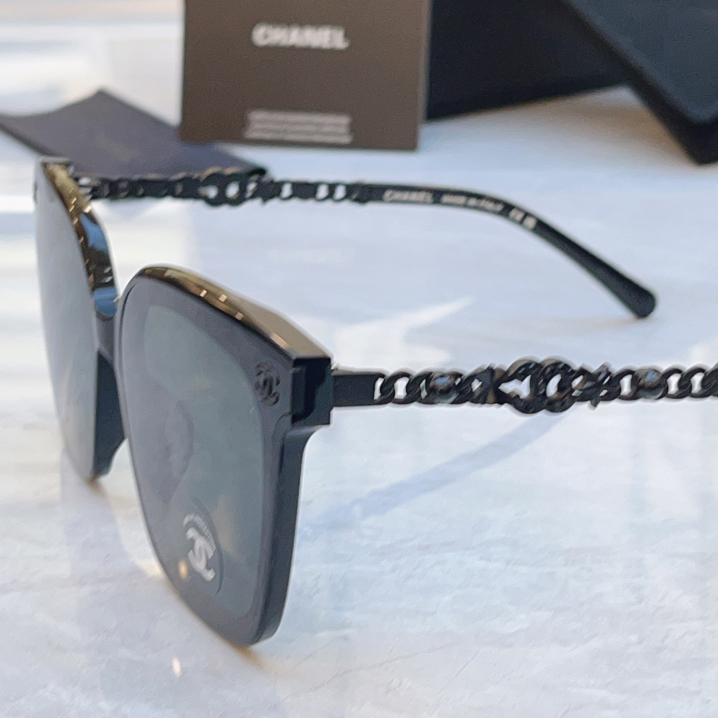 ，【CHANE*】香奈*儿新款太阳镜🕶️，MODEL：CH5435，SIZE：64口17-145