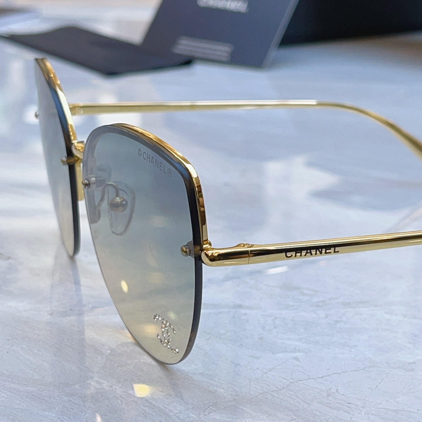 ，【CHANE*】香奈*儿新款太阳镜🕶️，MODEL：CH5491，SIZE：62口16-145