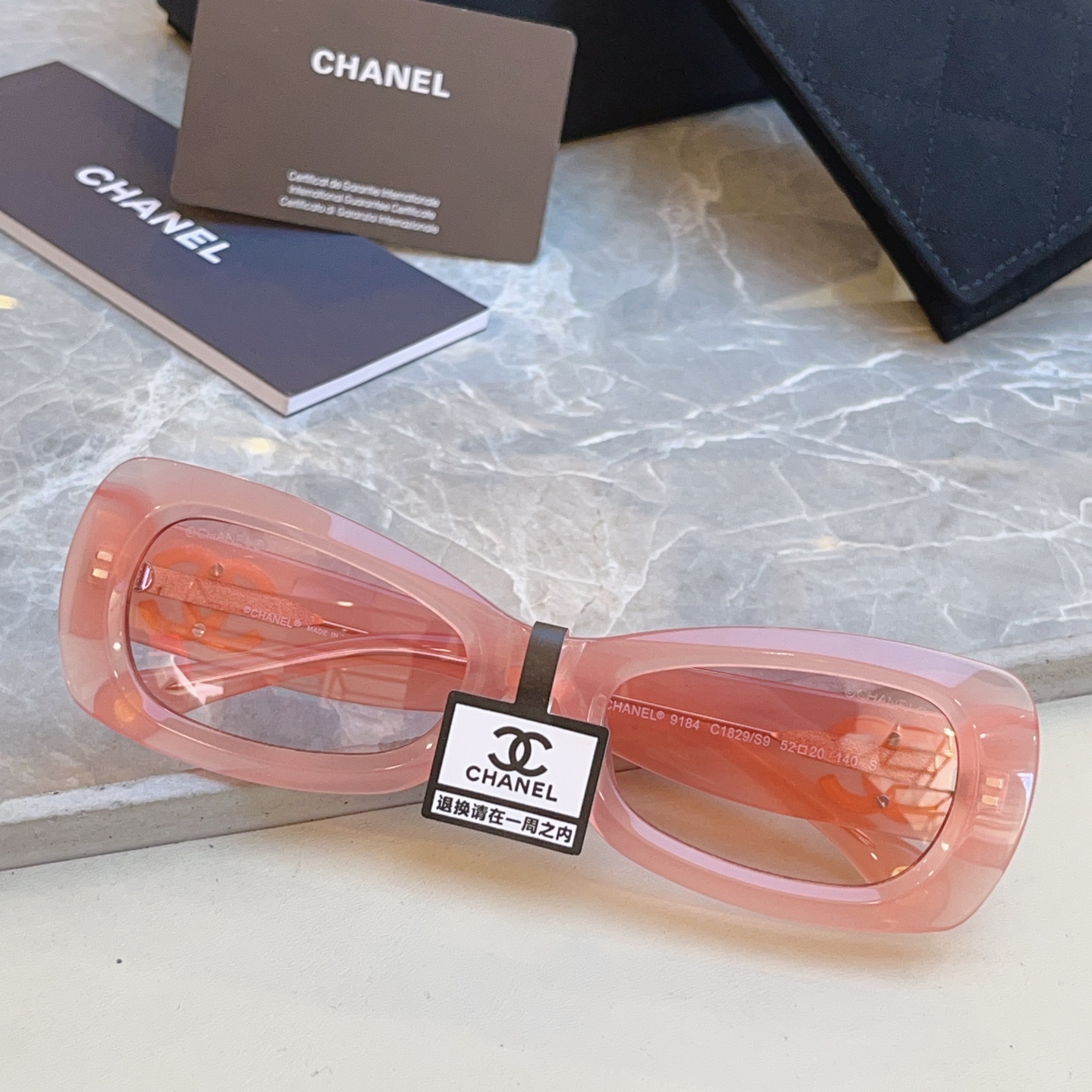 ，【CHANE*】香奈儿新款太阳镜，MODEL：9184，SIZE：52口20-140