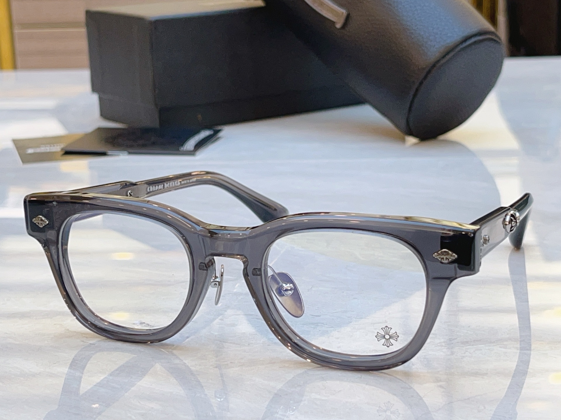 ，【CHROME HEART*】克罗*心新款太阳镜，MODEL：BK-18GP，SIZE：49口23-1