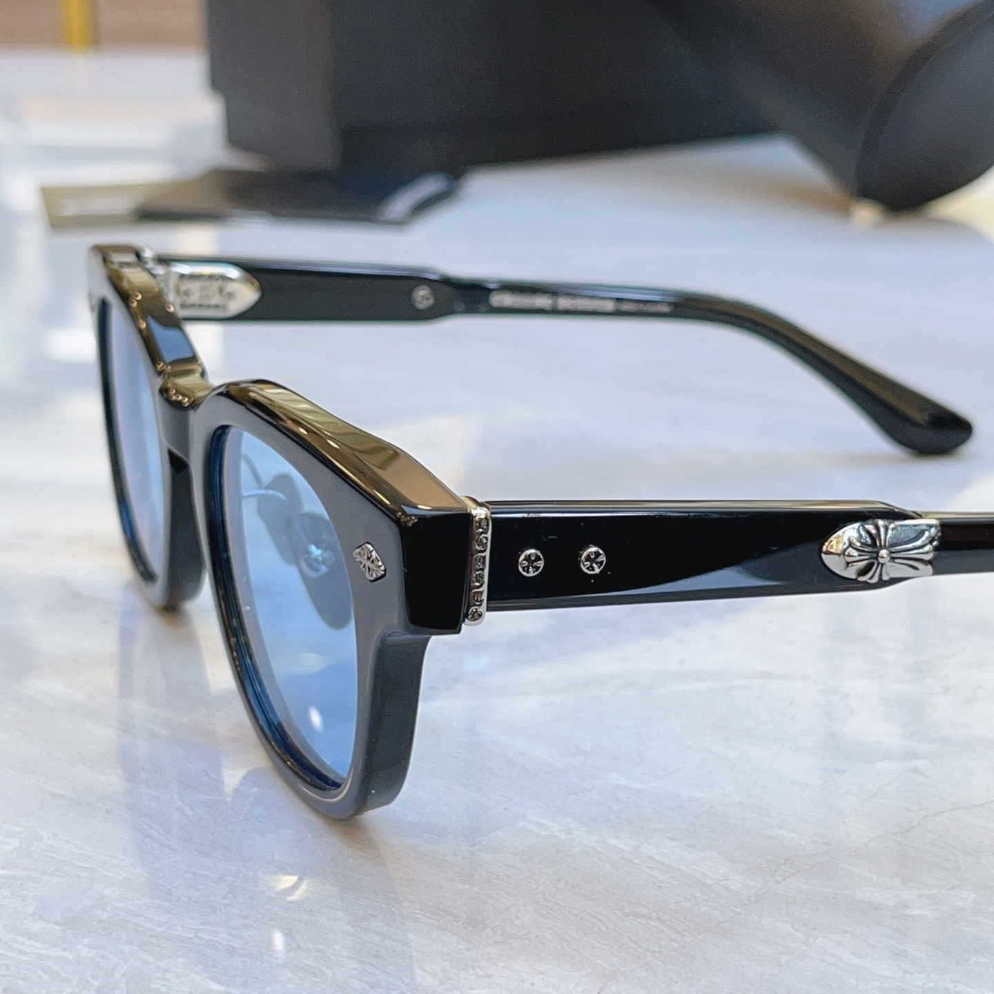 ，【CHROME HEART*】克罗*心新款太阳镜，MODEL：BK-18GP，SIZE：49口23-1