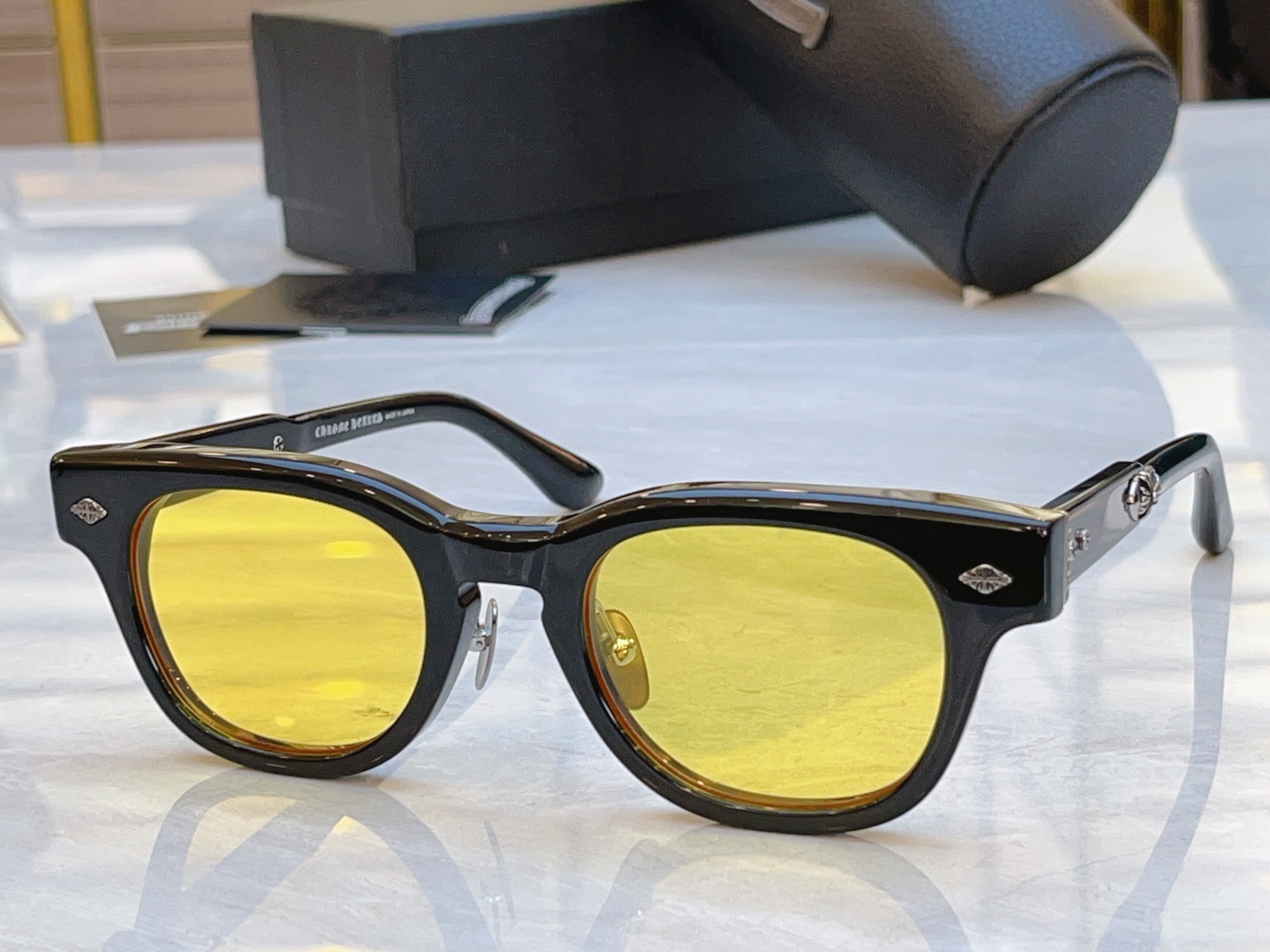 ，【CHROME HEART*】克罗*心新款太阳镜，MODEL：BK-18GP，SIZE：49口23-1