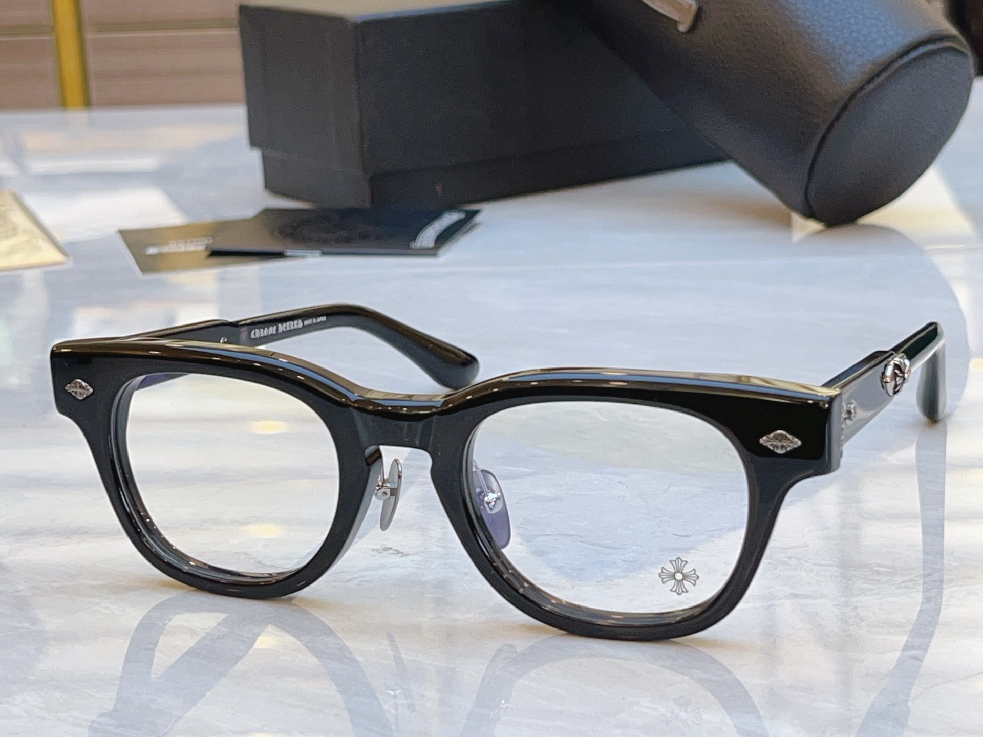 ，【CHROME HEART*】克罗*心新款太阳镜，MODEL：BK-18GP，SIZE：49口23-1