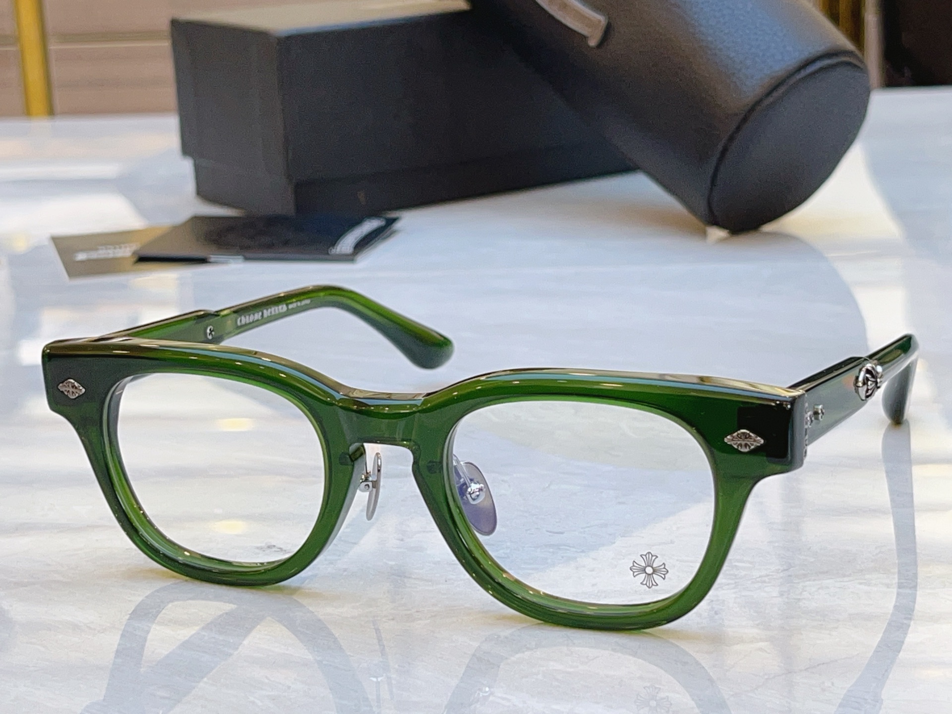 ，【CHROME HEART*】克罗*心新款太阳镜，MODEL：BK-18GP，SIZE：49口23-1