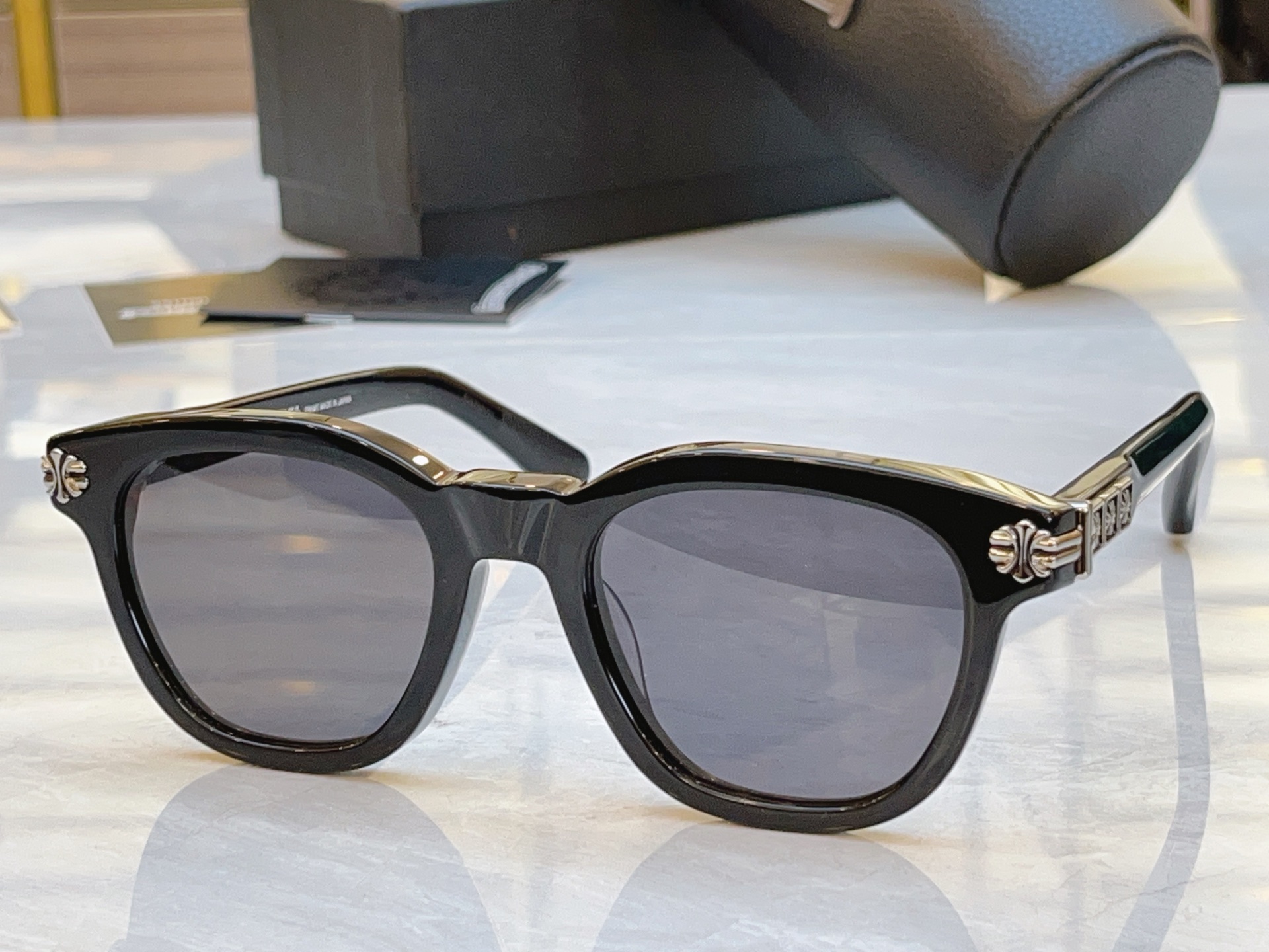 ，【CHROME HEART*】克罗*心新款太阳镜，MODEL：MOS，SIZE：52口21-153