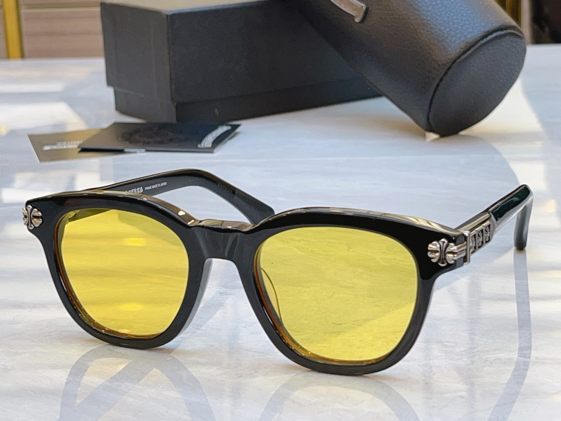 ，【CHROME HEART*】克罗*心新款太阳镜，MODEL：MOS，SIZE：52口21-153