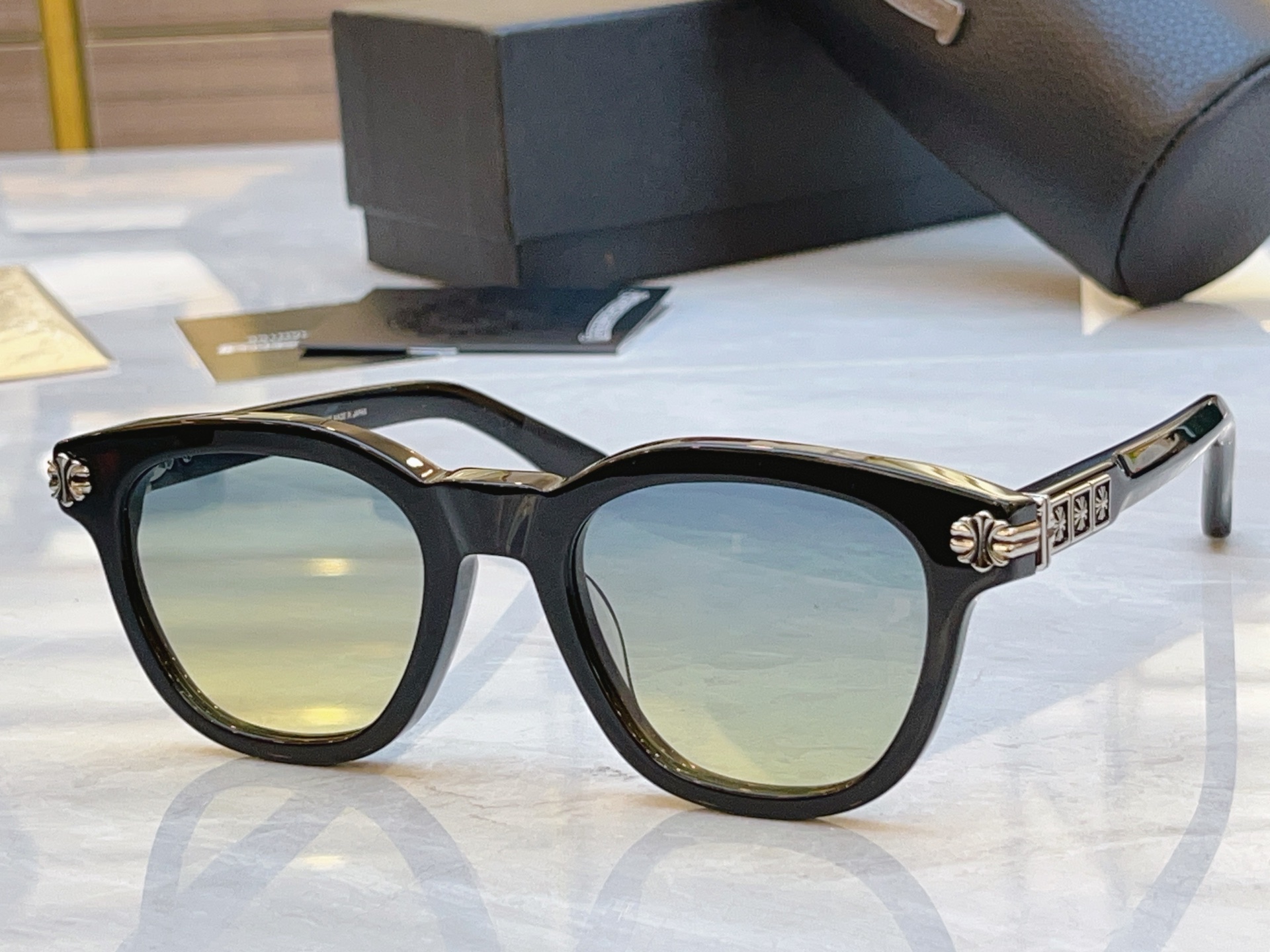 ，【CHROME HEART*】克罗*心新款太阳镜，MODEL：MOS，SIZE：52口21-153