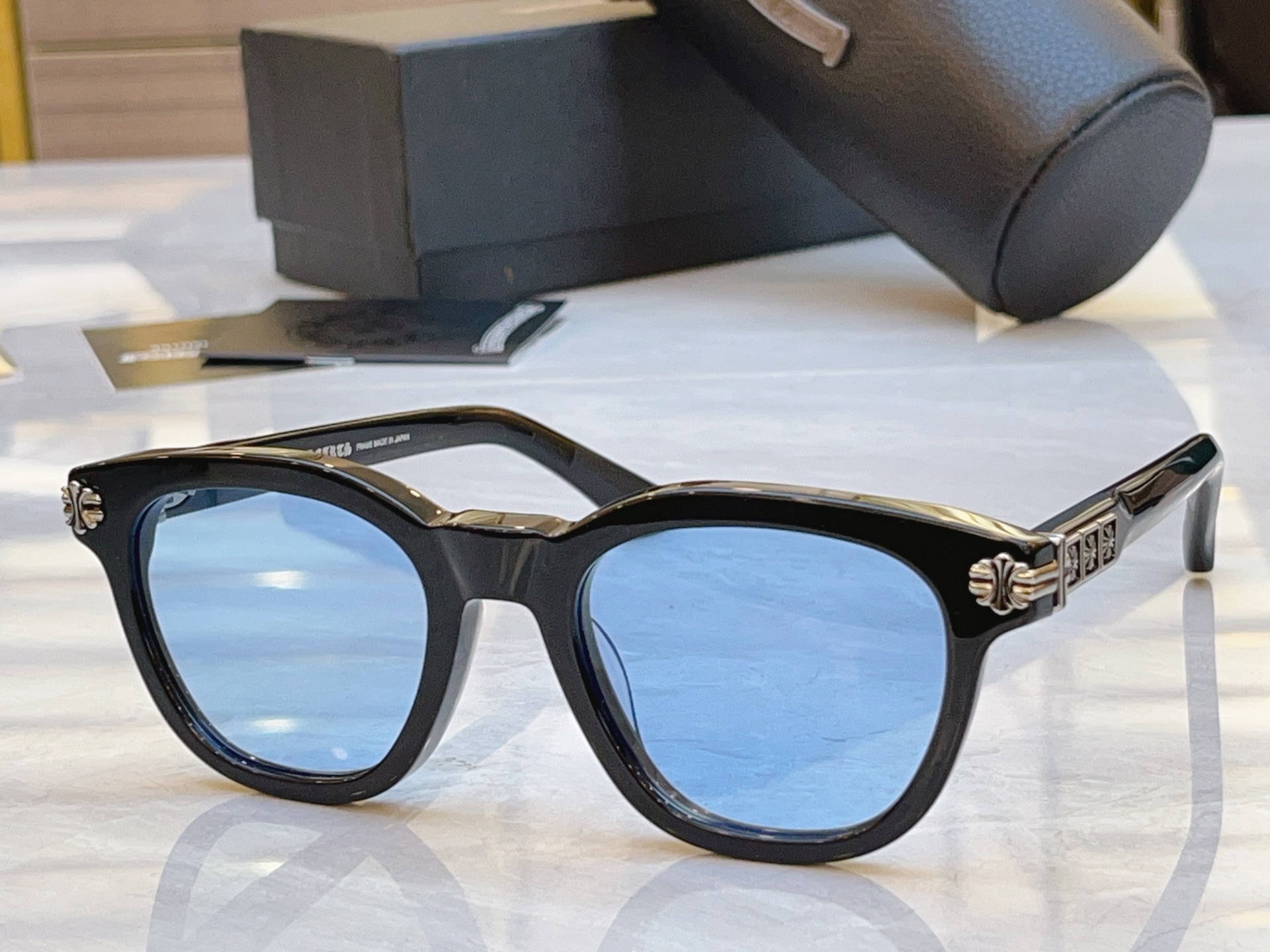 ，【CHROME HEART*】克罗*心新款太阳镜，MODEL：MOS，SIZE：52口21-153