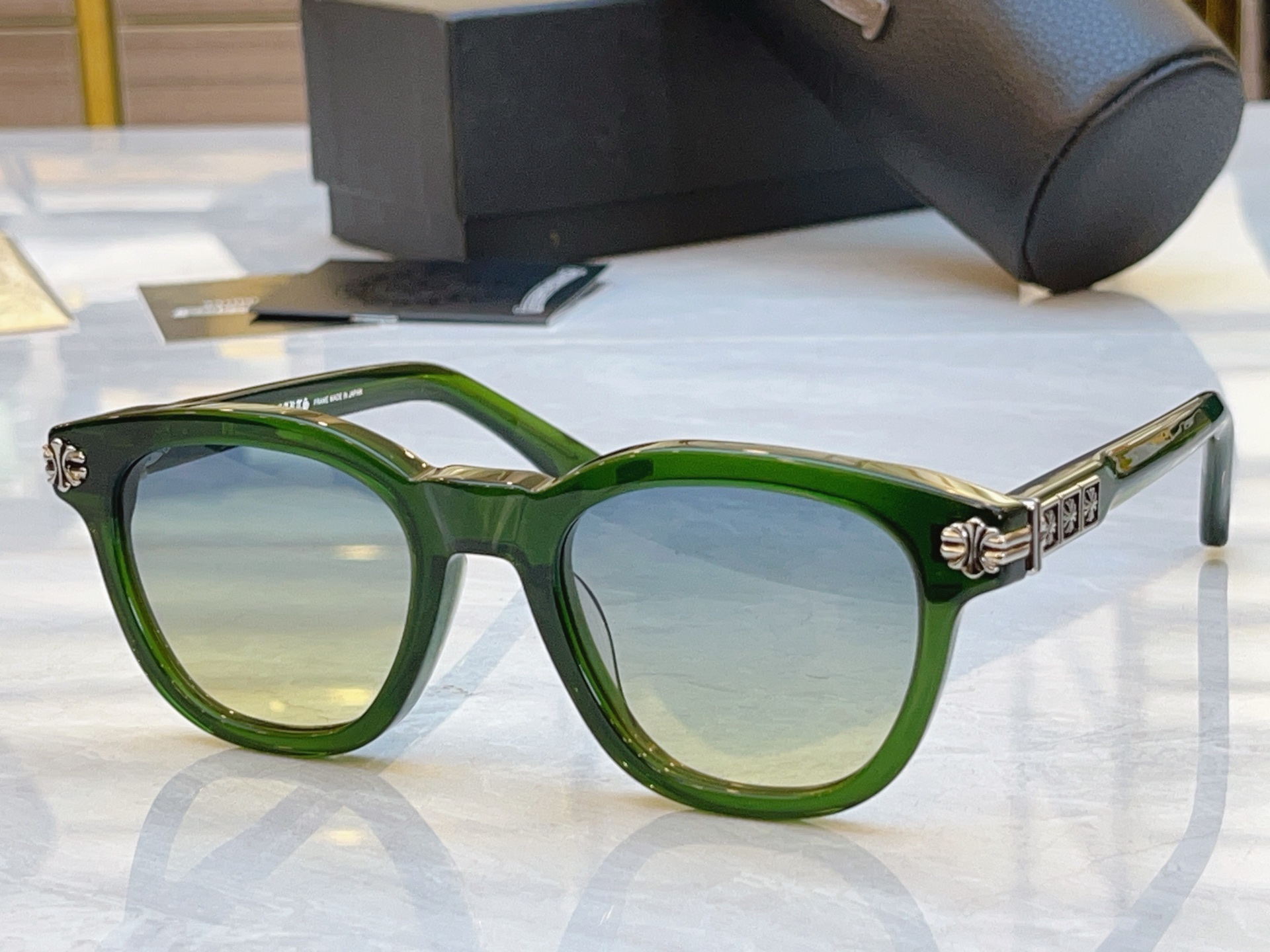 ，【CHROME HEART*】克罗*心新款太阳镜，MODEL：MOS，SIZE：52口21-153