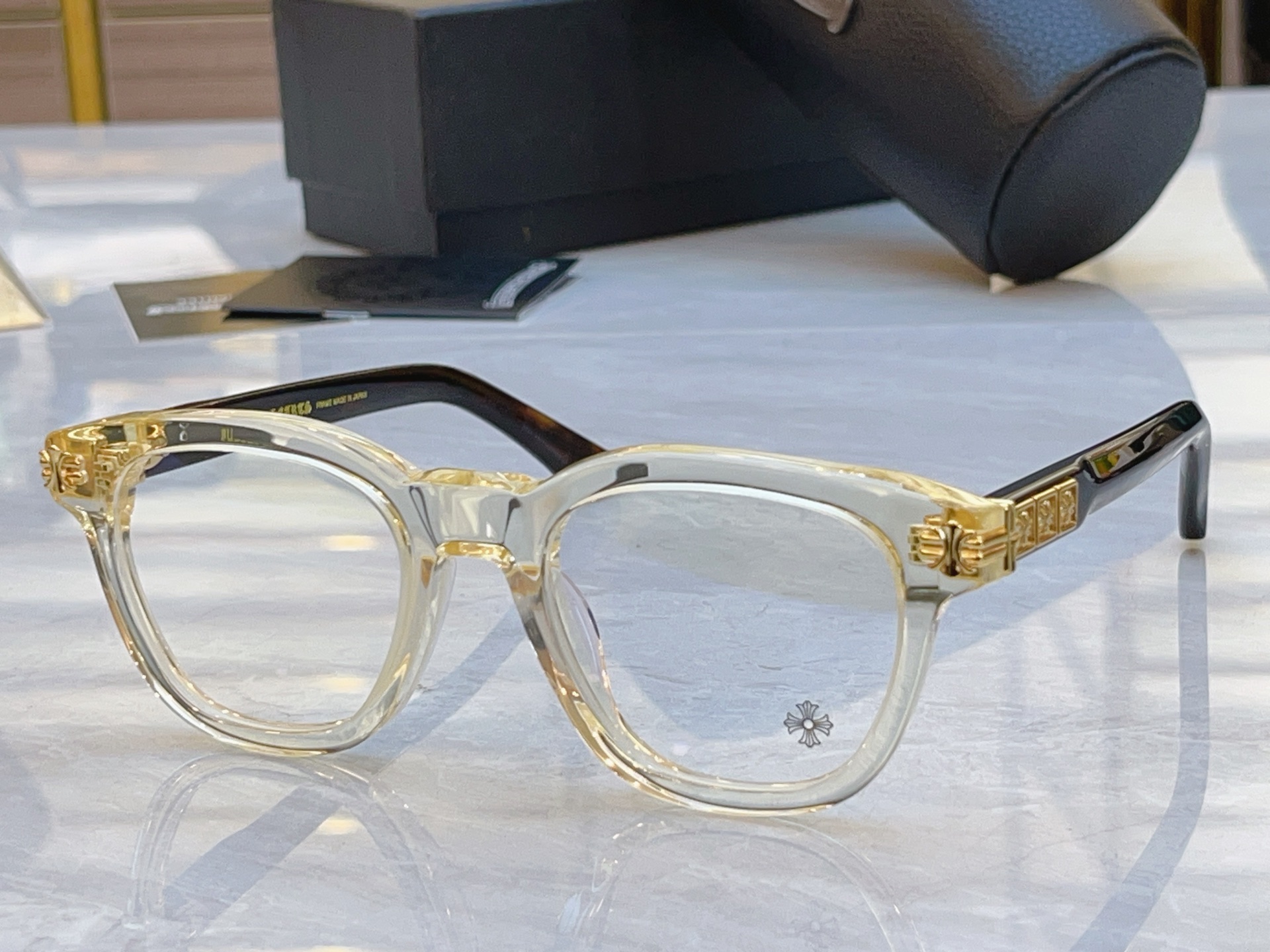 ，【CHROME HEART*】克罗*心新款太阳镜，MODEL：MOS，SIZE：52口21-153