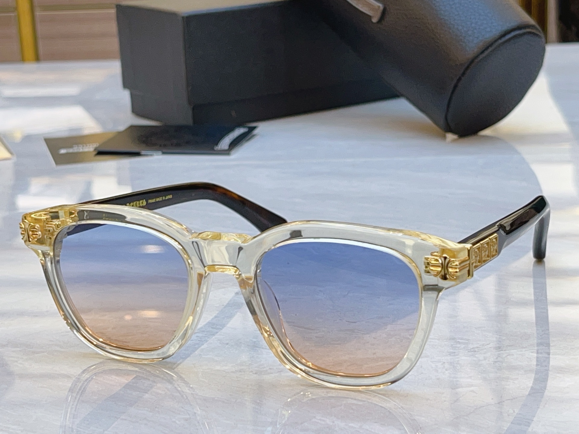 ，【CHROME HEART*】克罗*心新款太阳镜，MODEL：MOS，SIZE：52口21-153