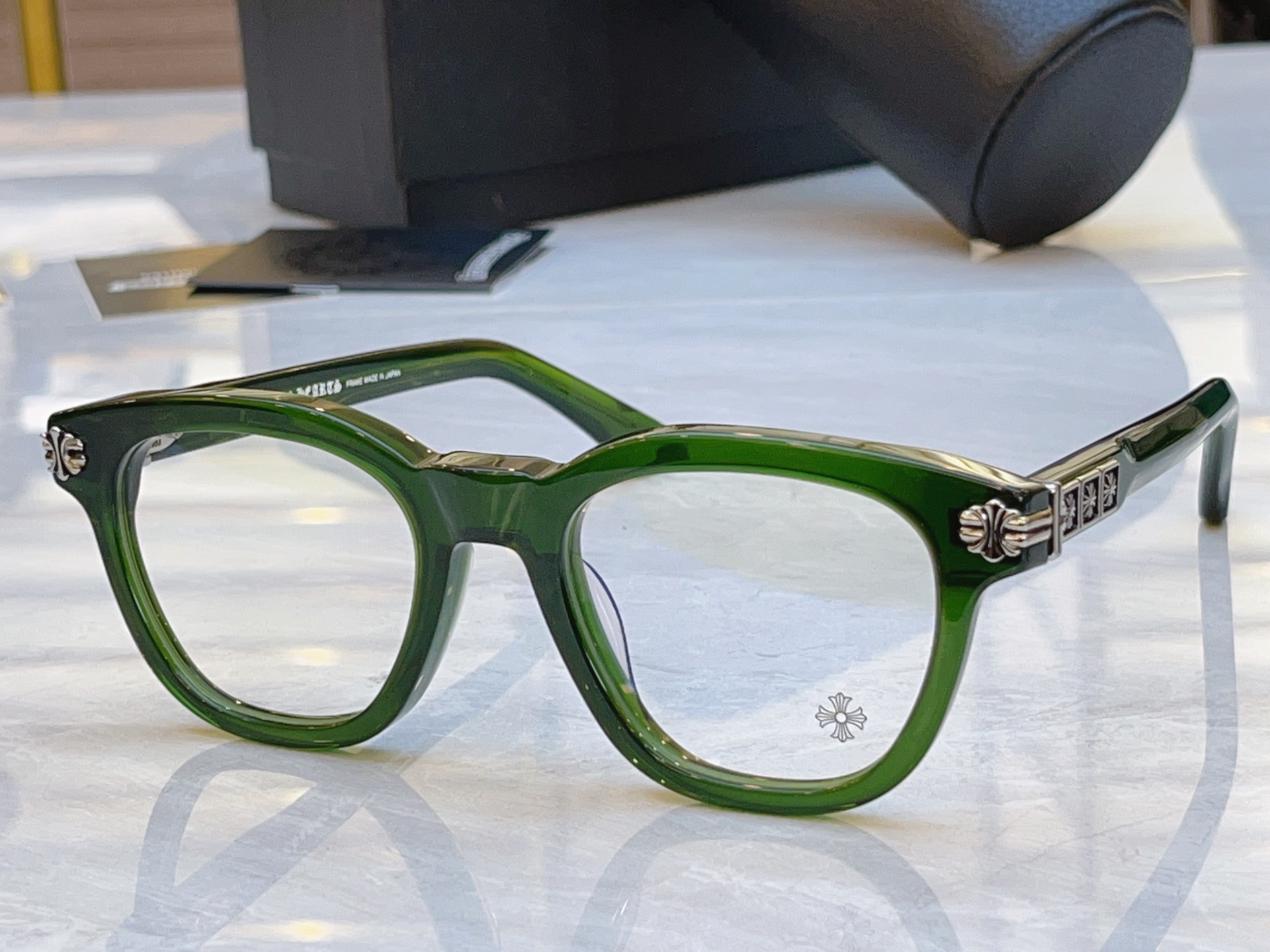 ，【CHROME HEART*】克罗*心新款太阳镜，MODEL：MOS，SIZE：52口21-153