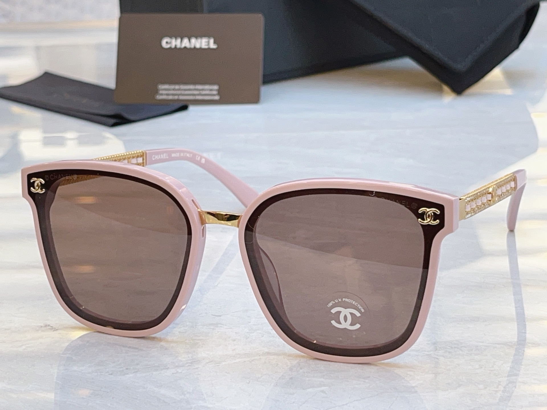 ，【CHANE*】香奈儿新款太阳镜，MODEL：8036，SIZE：62口17-145