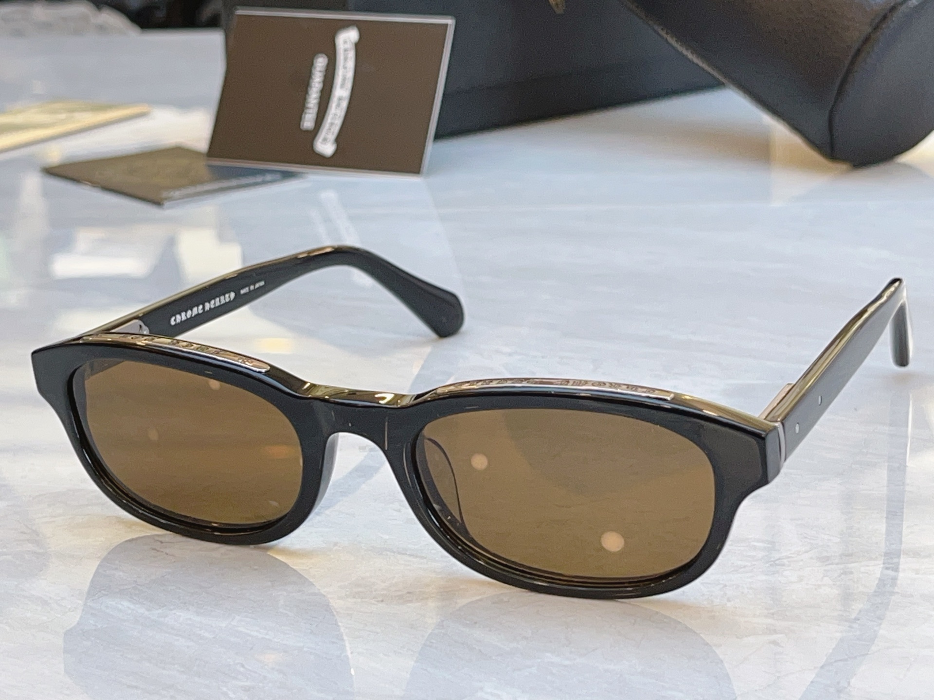 ，【CHROME HEART*】克罗*心新款太阳镜，MODEL：MOS，SIZE：50口21-142