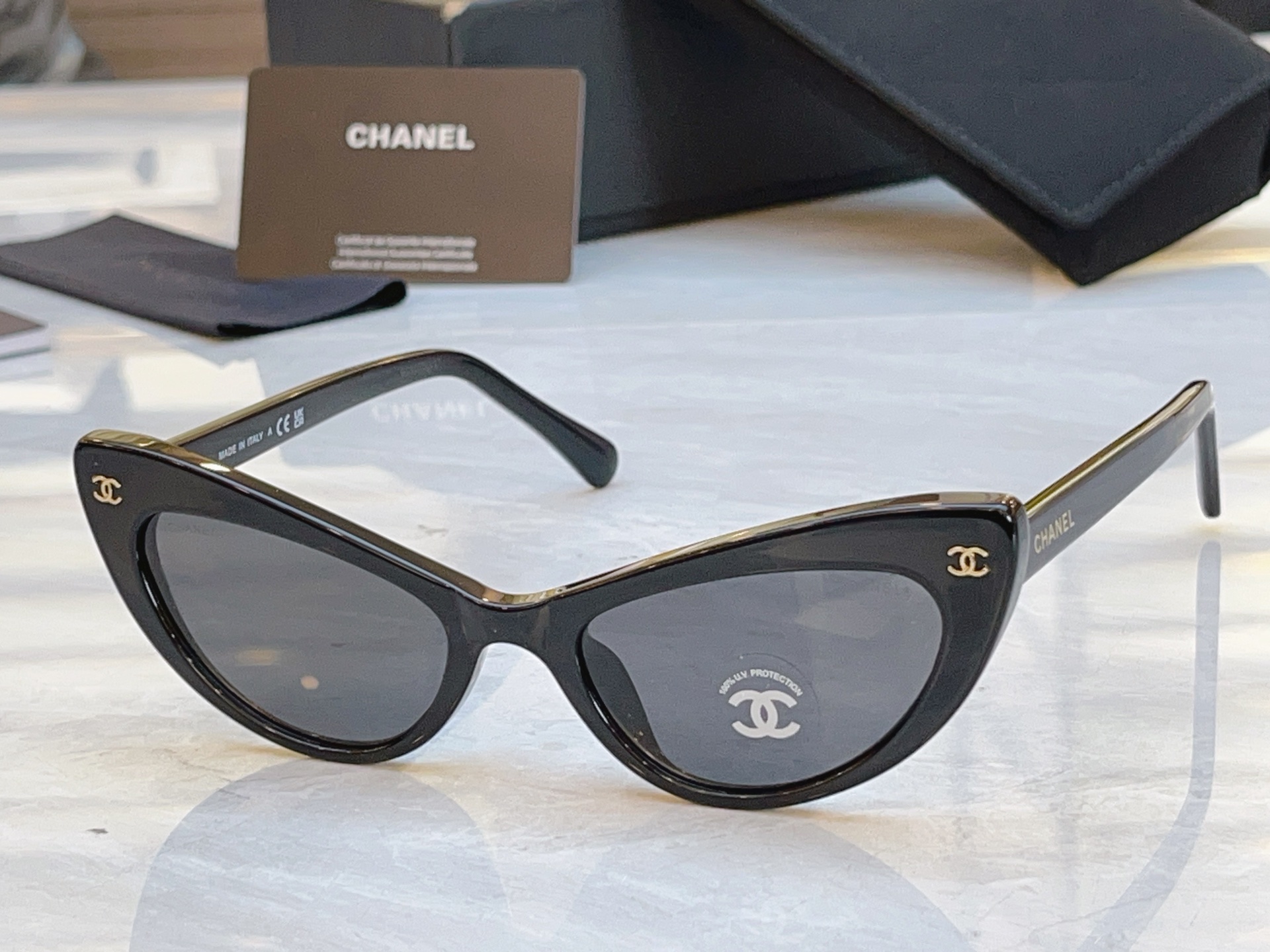 ，【CHANE*】香奈儿新款太阳镜，MODEL：9194，SIZE：52口19-140