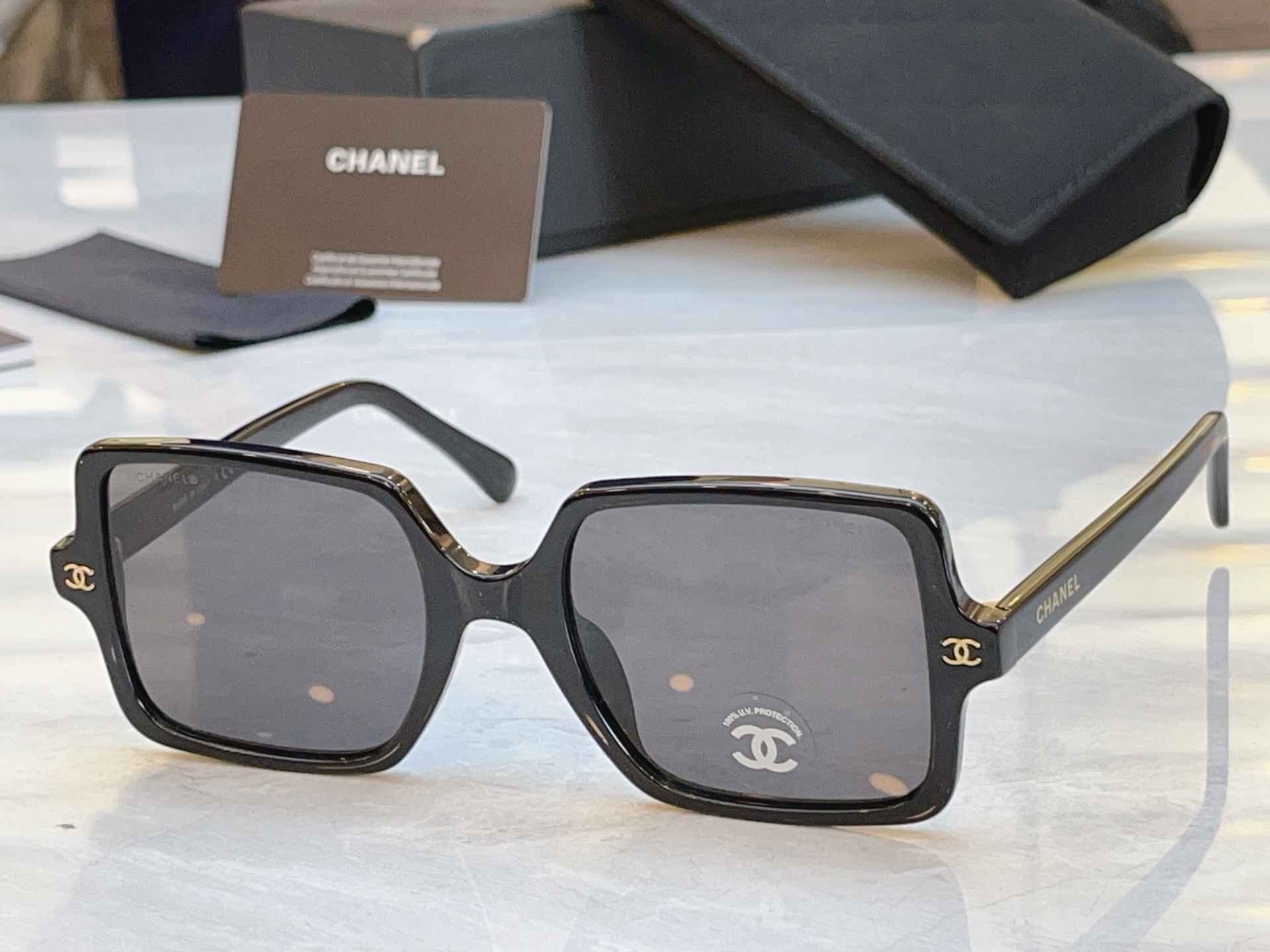 ，【CHANE*】香奈儿新款太阳镜，MODEL：9193，SIZE：53口21-140