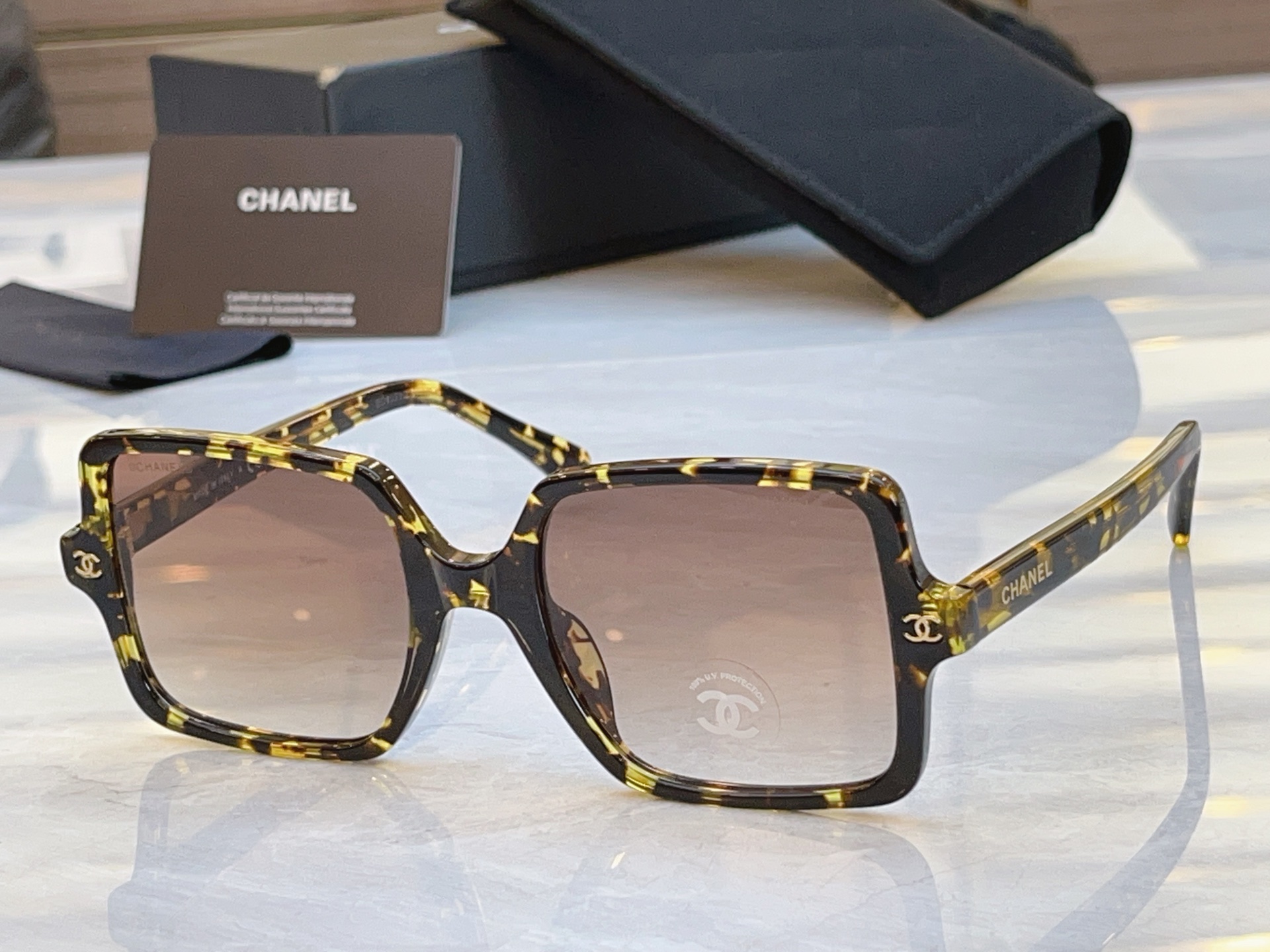 ，【CHANE*】香奈儿新款太阳镜，MODEL：9193，SIZE：53口21-140