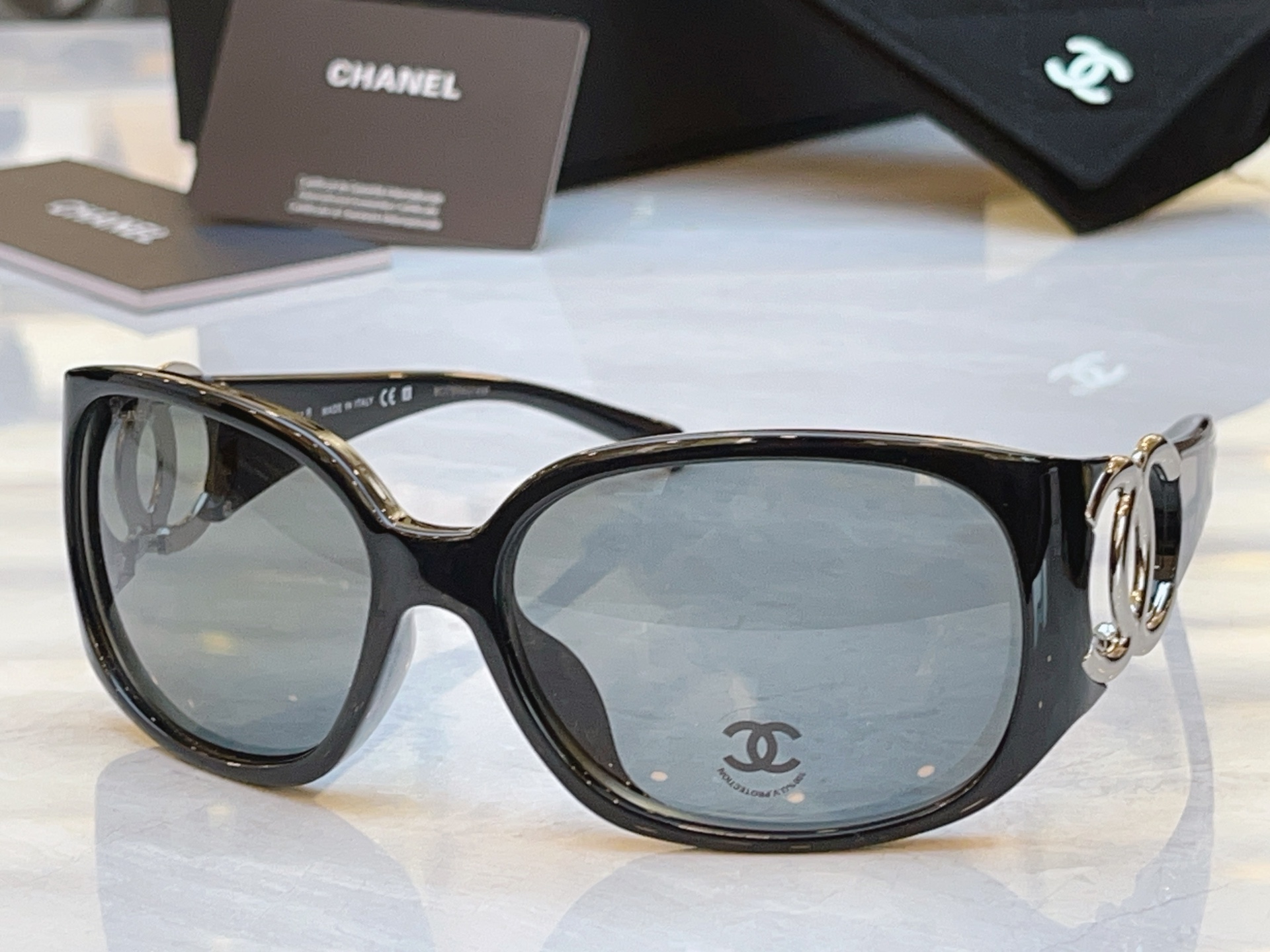 ，【CHANE*】香奈儿新款太阳镜，MODEL：6014，SIZE：64口16-120