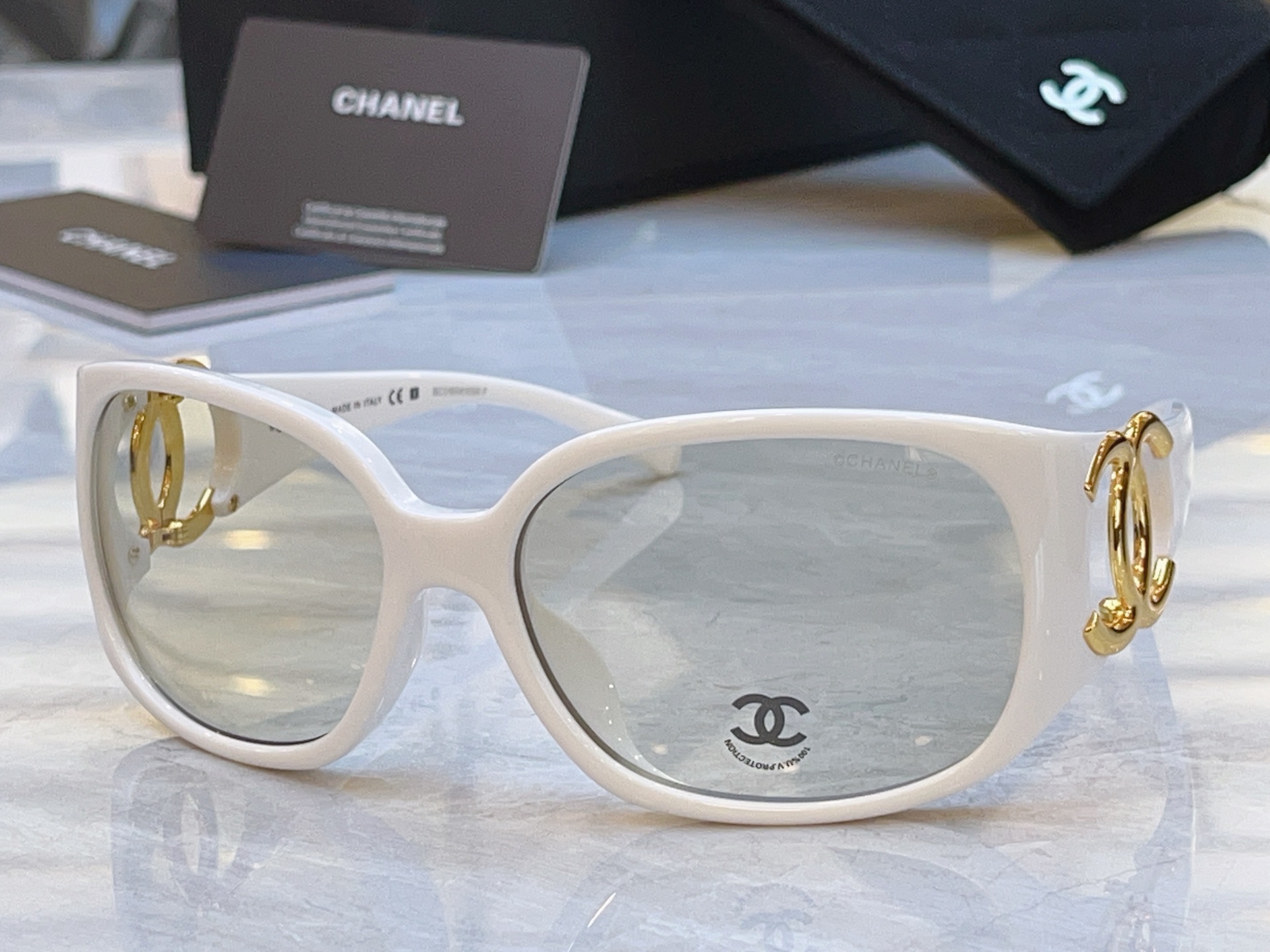 ，【CHANE*】香奈儿新款太阳镜，MODEL：6014，SIZE：64口16-120