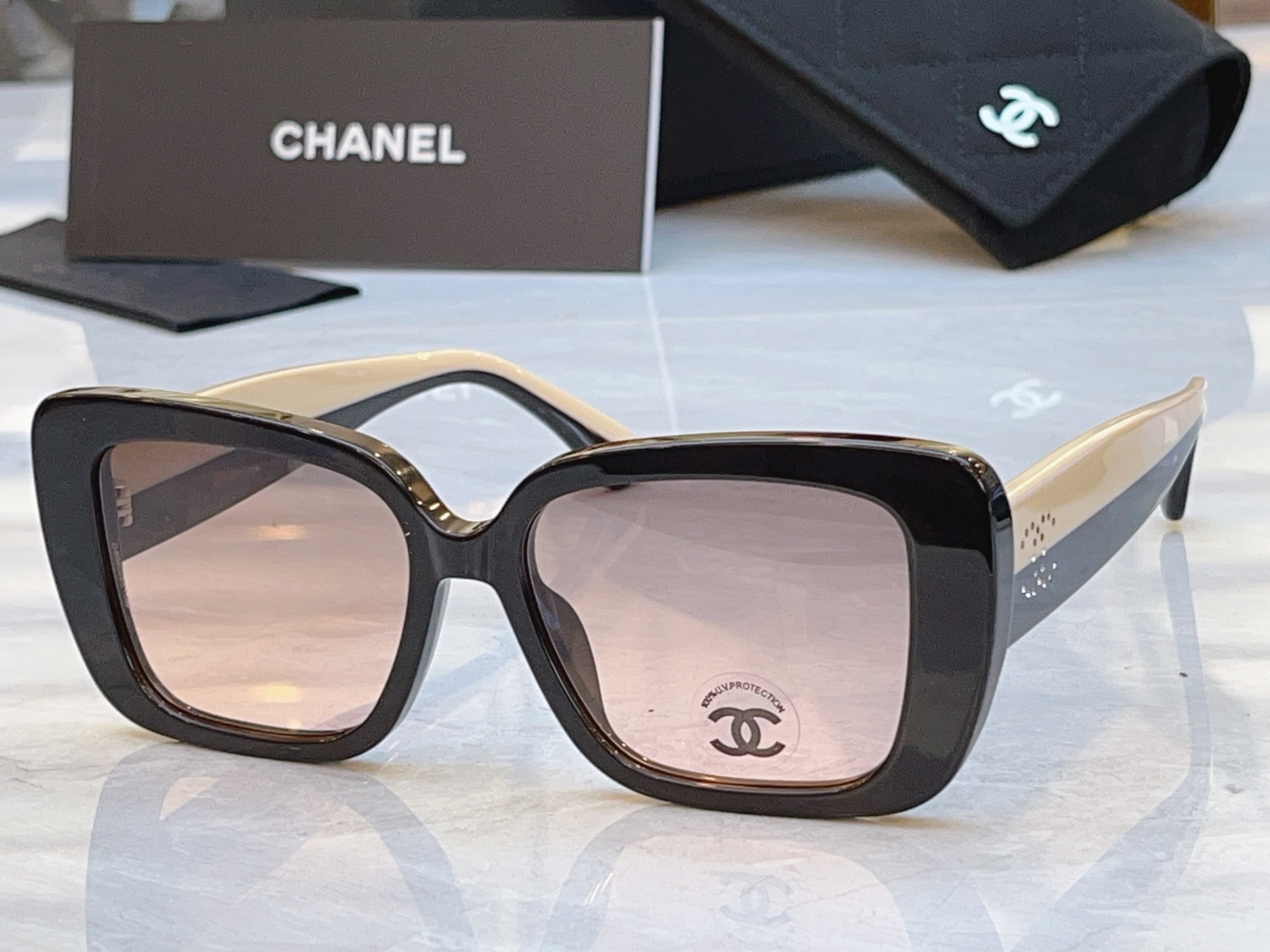 ，【CHANE*】香奈儿新款太阳镜，MODEL：3502，SIZE：53口17-140