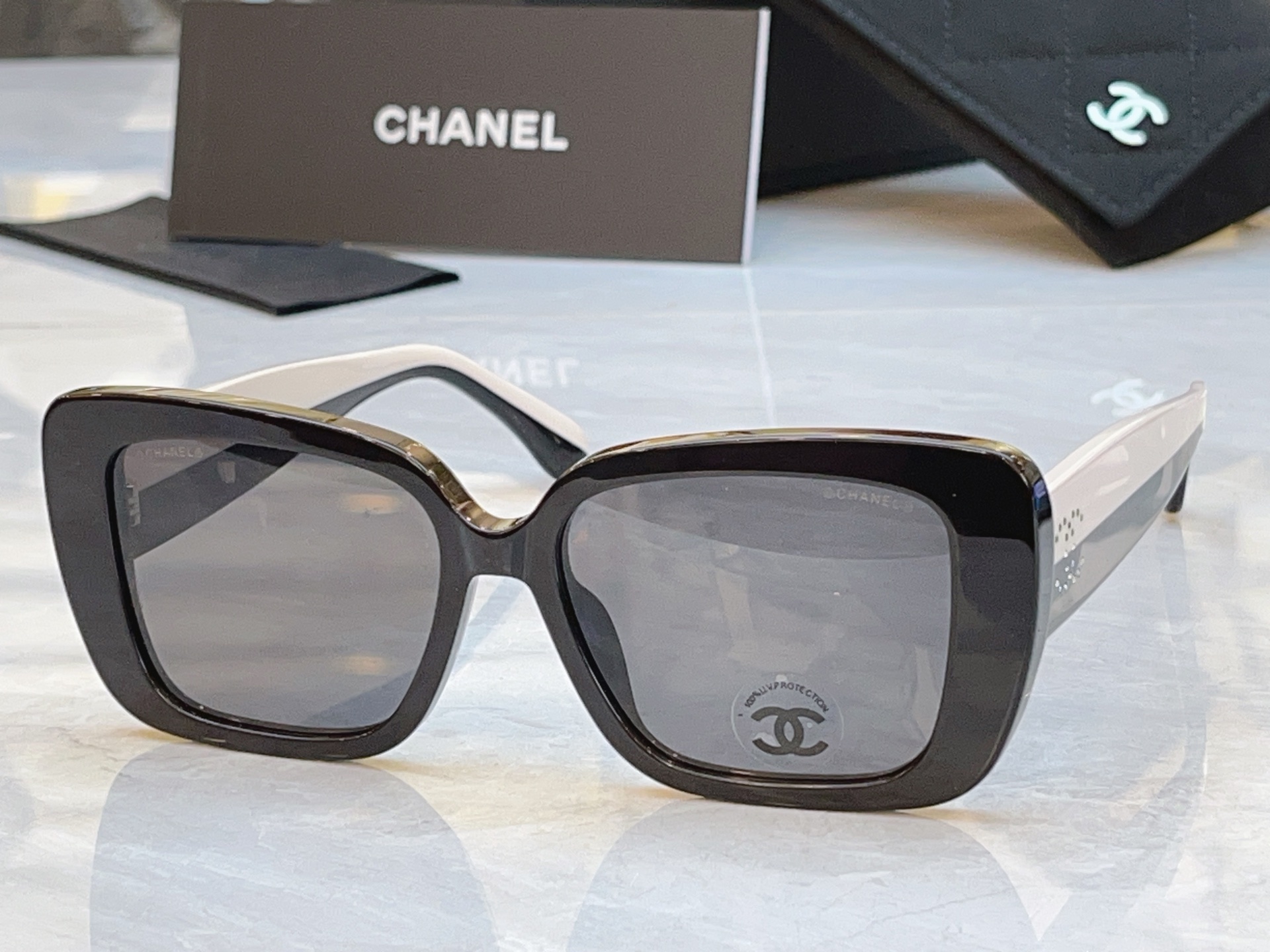 ，【CHANE*】香奈儿新款太阳镜，MODEL：3502，SIZE：53口17-140