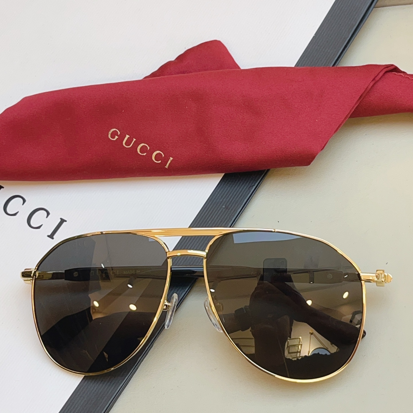 ，【GUCC*】古驰新款太阳镜🕶️ 高版本✨，MODEL：GG1220S，SIZE:59口14-145 