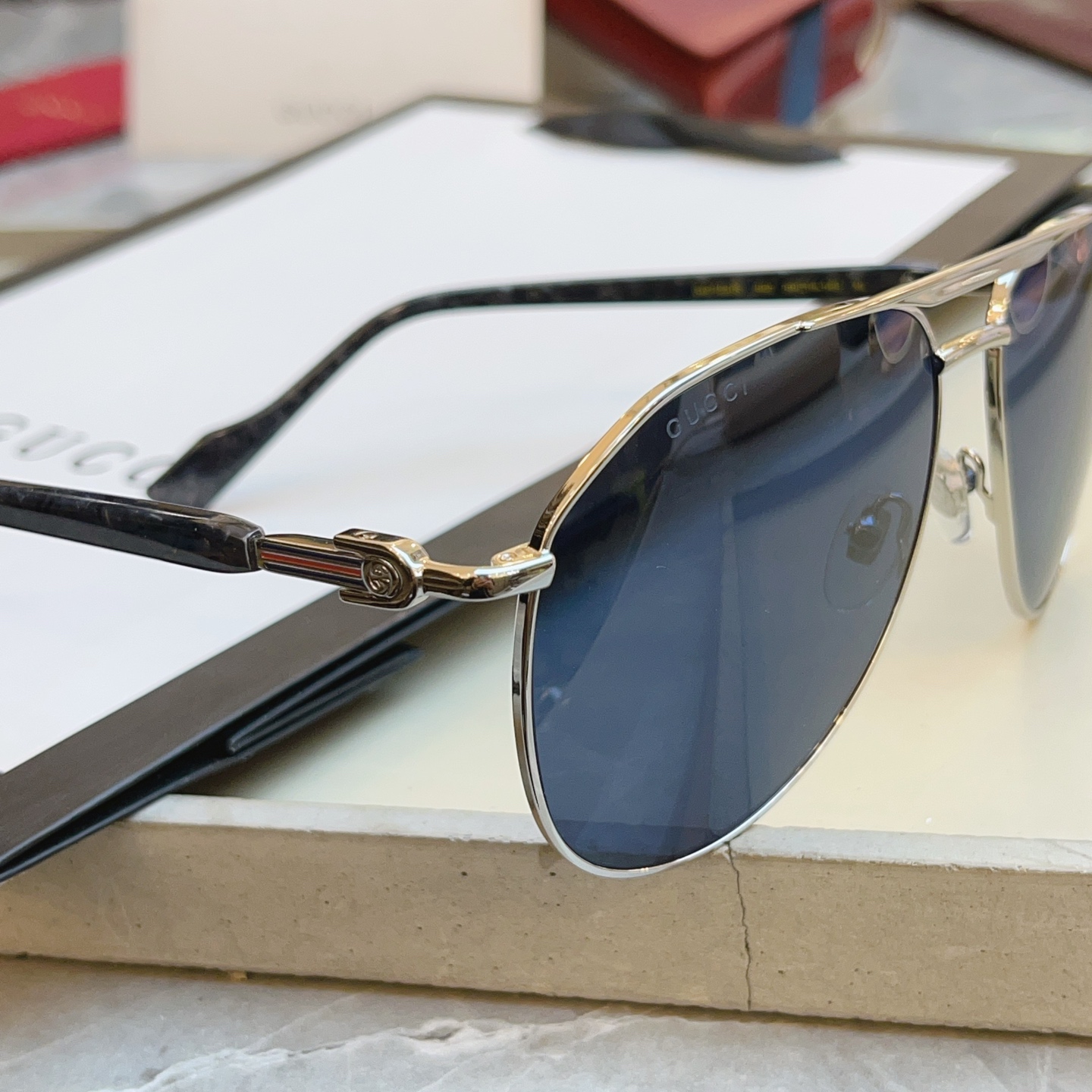，【GUCC*】古驰新款太阳镜🕶️ 高版本✨，MODEL：GG1220S，SIZE:59口14-145 