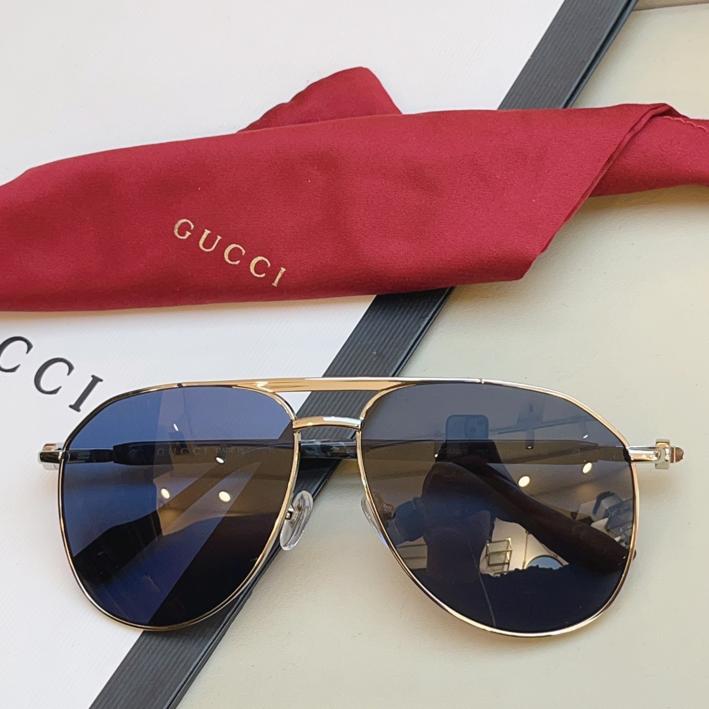 ，【GUCC*】古驰新款太阳镜🕶️ 高版本✨，MODEL：GG1220S，SIZE:59口14-145 