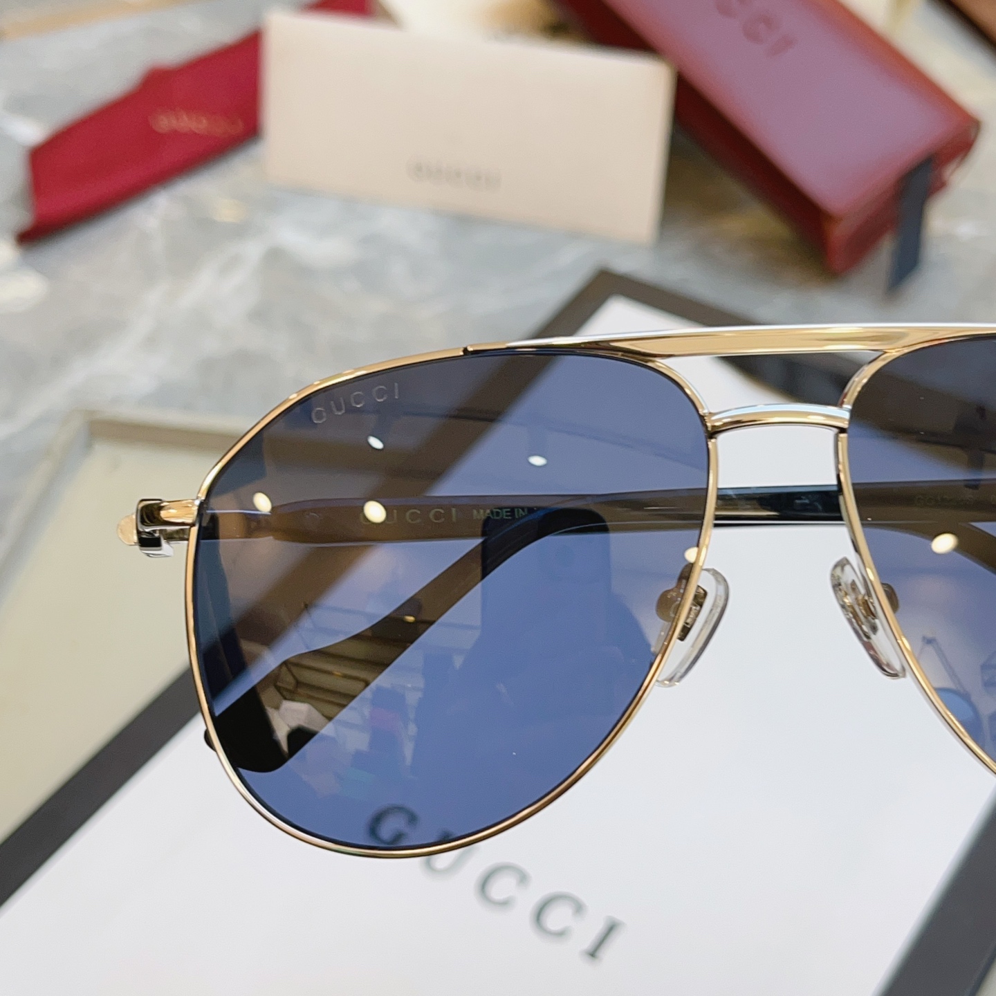 ，【GUCC*】古驰新款太阳镜🕶️ 高版本✨，MODEL：GG1220S，SIZE:59口14-145 