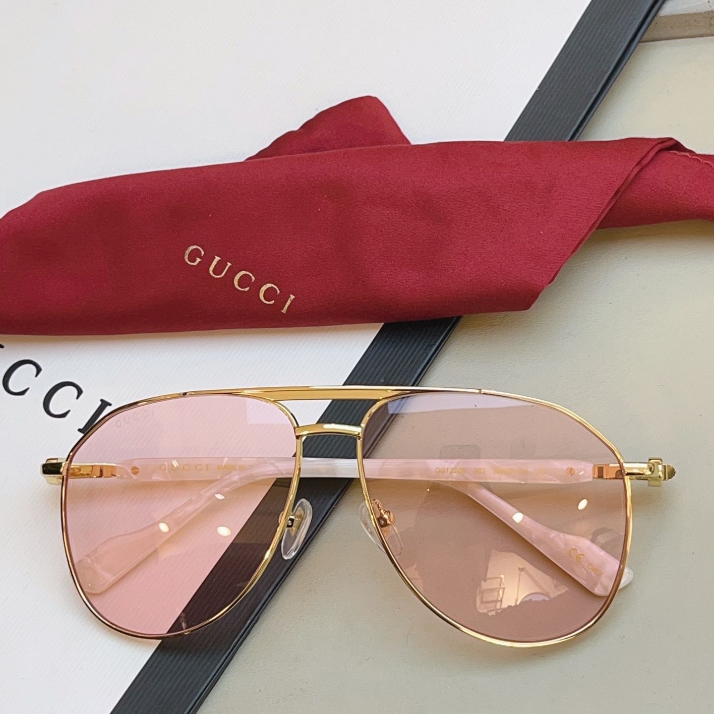 ，【GUCC*】古驰新款太阳镜🕶️ 高版本✨，MODEL：GG1220S，SIZE:59口14-145 