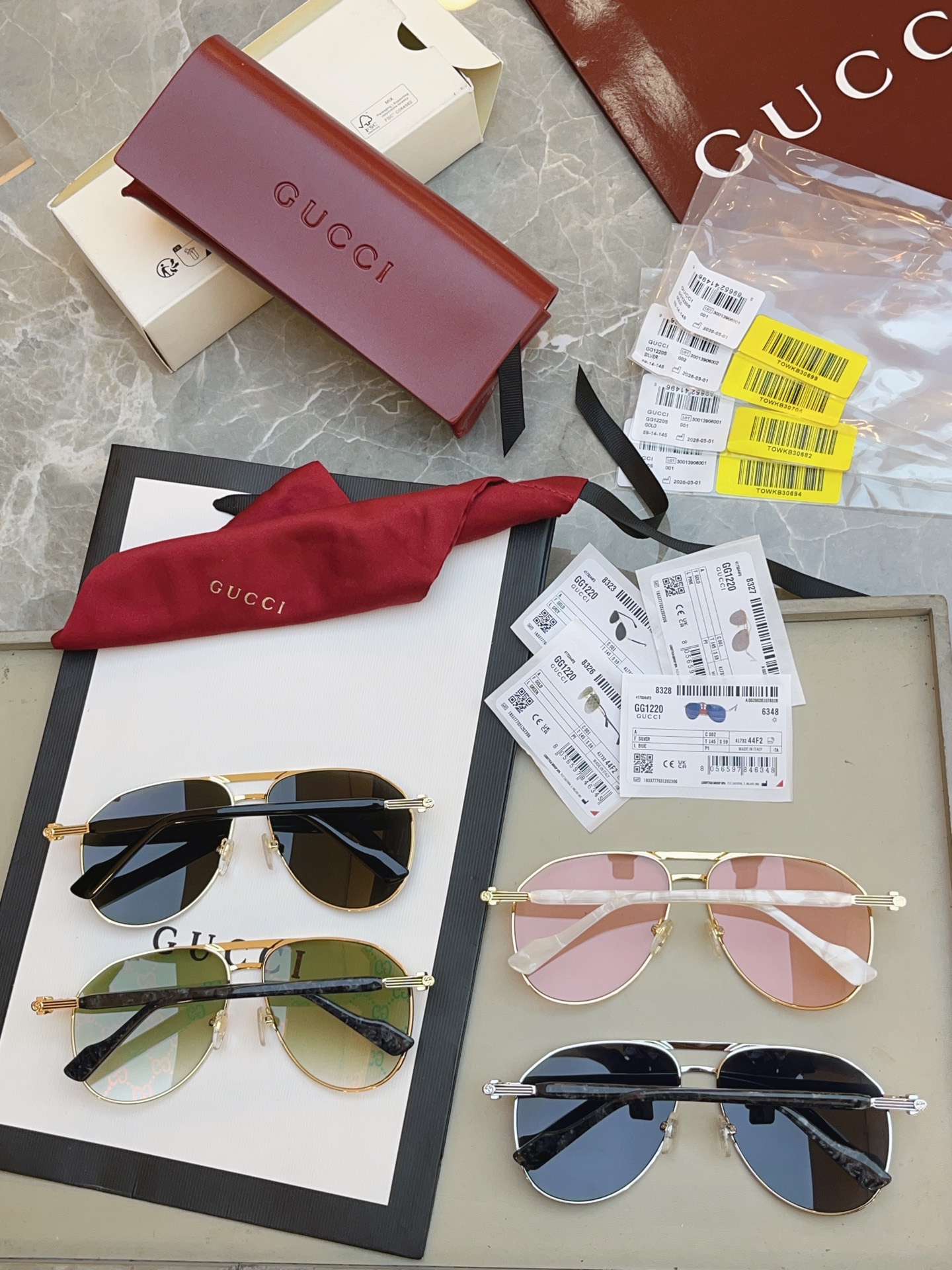 ，【GUCC*】古驰新款太阳镜🕶️ 高版本✨，MODEL：GG1220S，SIZE:59口14-145 