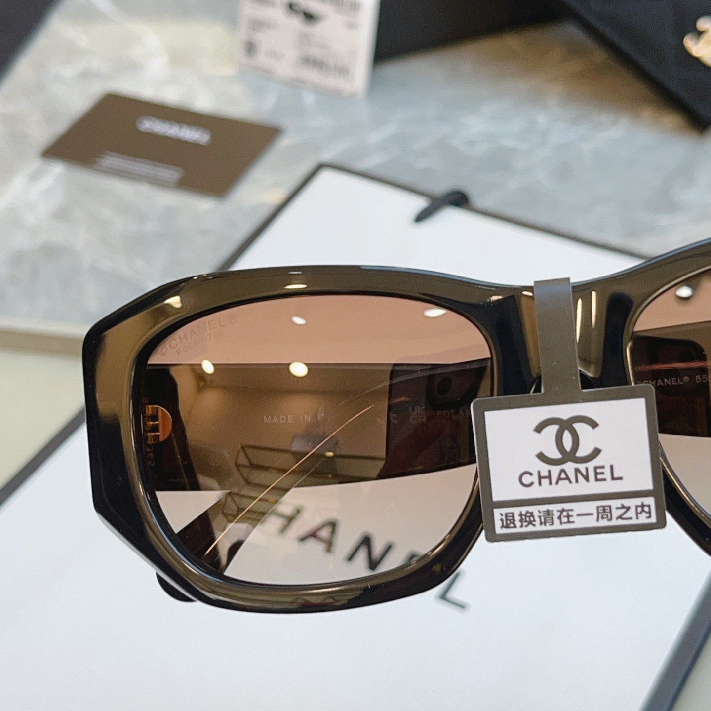 ，【CHANE*】香奈儿新款太阳镜 高品质✨，MODEL：5554-A，SIZE：55口18-140