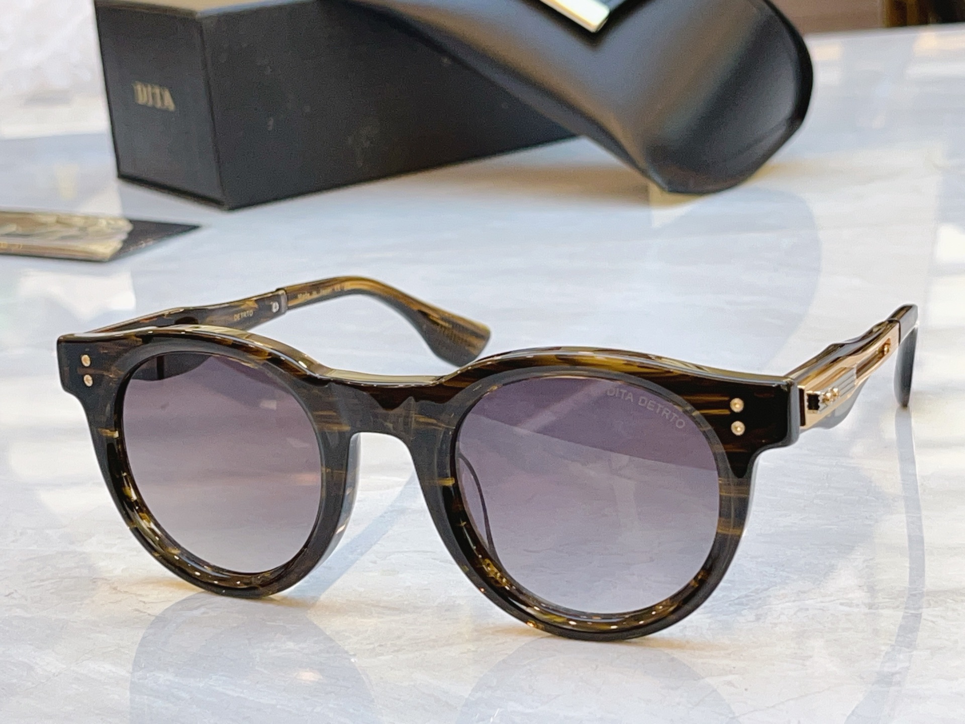 ，【DIT*】蒂*塔新款太阳镜，MODEL：DTS936-A-03，SIZE：49口26-145