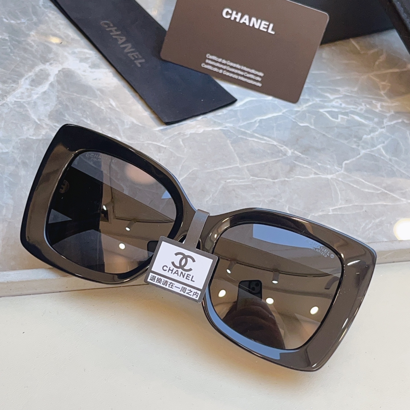 ，【CHANE*】香奈儿新款太阳镜 高品质✨，MODEL：5555-A，SIZE：53口18-140