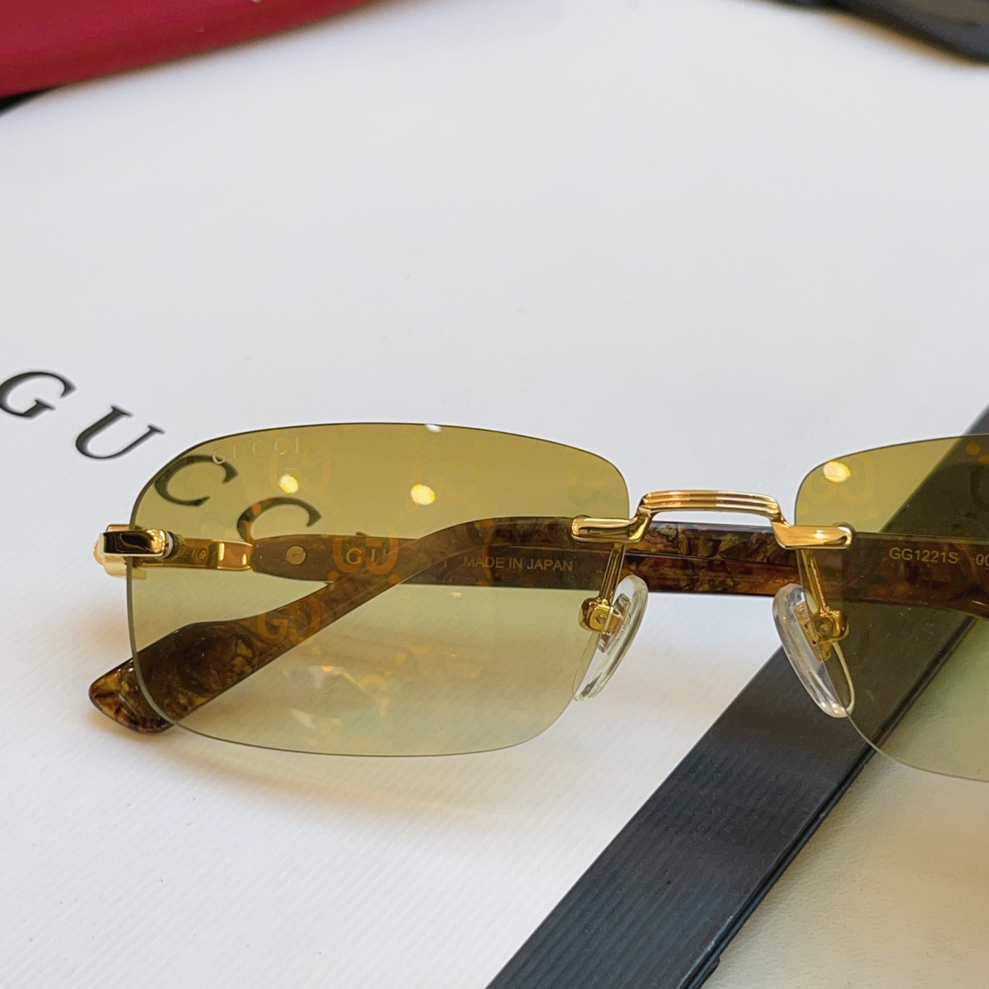 ，【GUCC*】古驰新款太阳镜🕶️ 高版本✨，MODEL：GG1221S，SIZE:56口16-140 