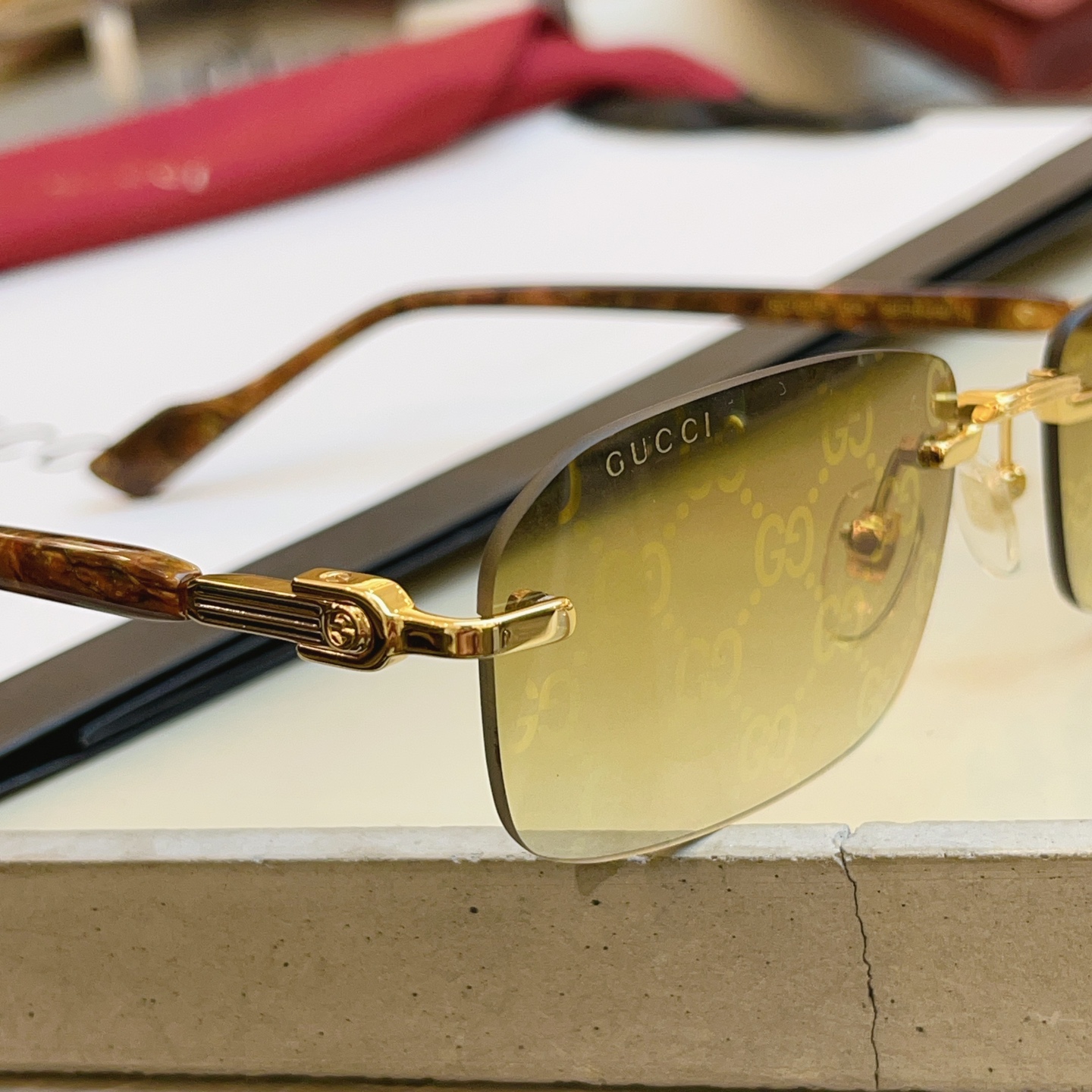 ，【GUCC*】古驰新款太阳镜🕶️ 高版本✨，MODEL：GG1221S，SIZE:56口16-140 