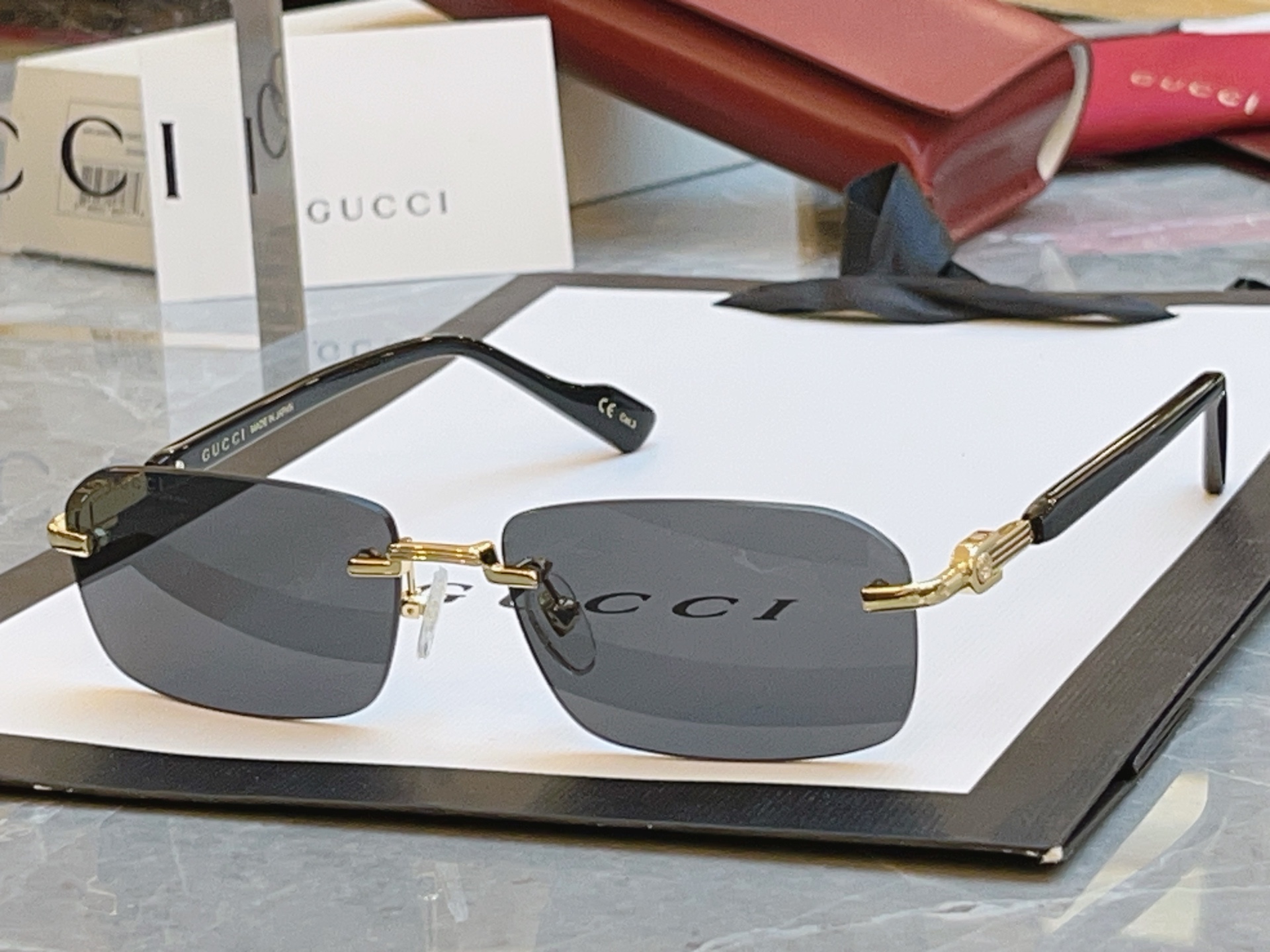 ，【GUCC*】古驰新款太阳镜🕶️ 高版本✨，MODEL：GG1221S，SIZE:56口16-140 