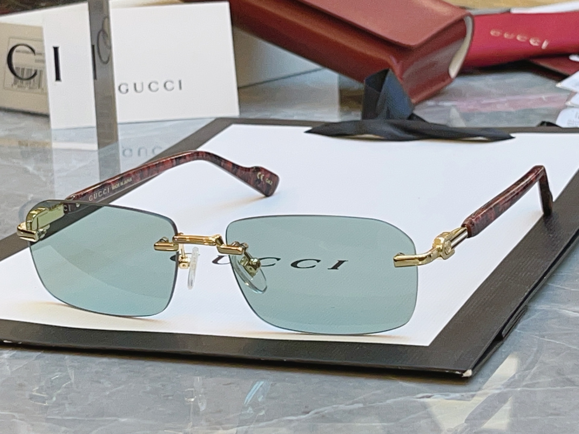 ，【GUCC*】古驰新款太阳镜🕶️ 高版本✨，MODEL：GG1221S，SIZE:56口16-140 