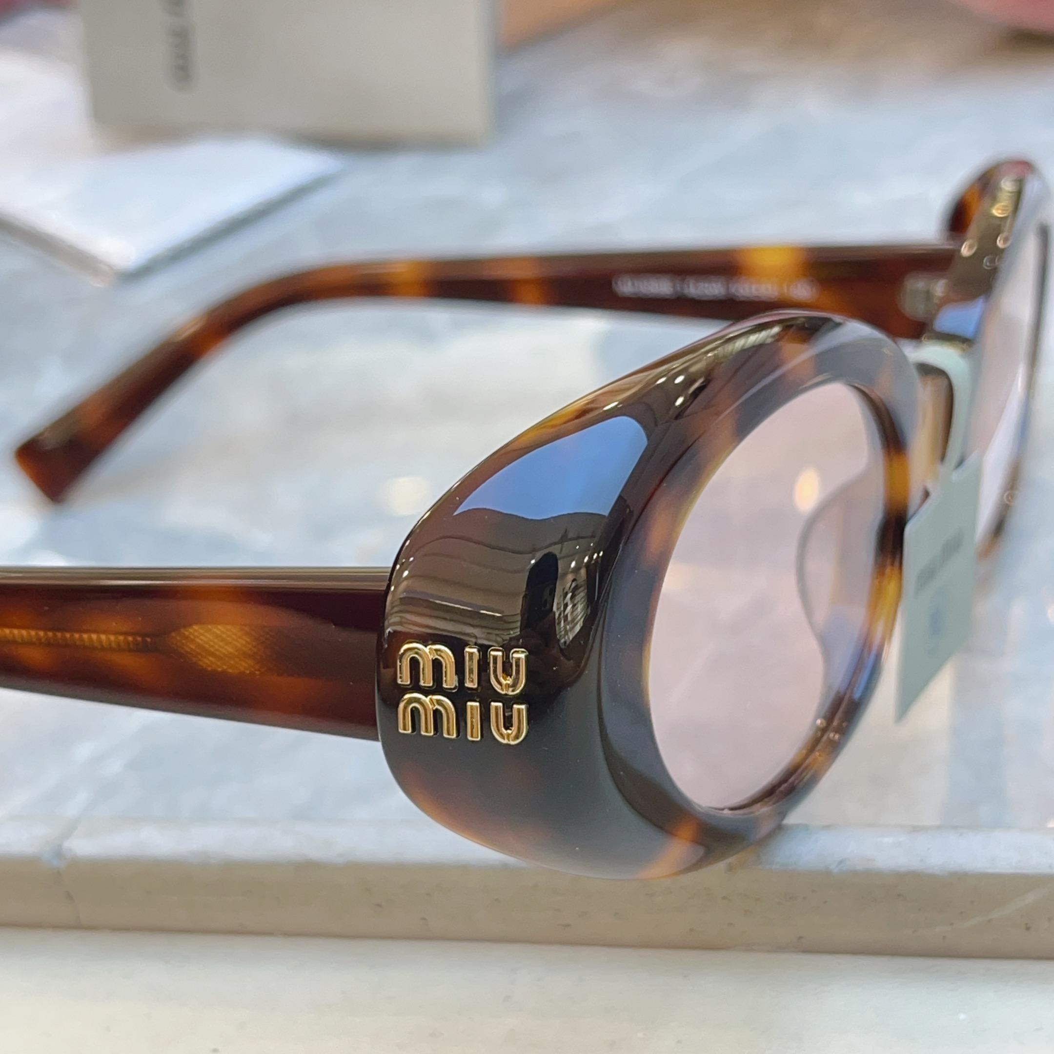 ，【MIUMI*】缪*缪新款太阳镜 高版本✨，Mod: MU B09S，SIZE:53口21-140