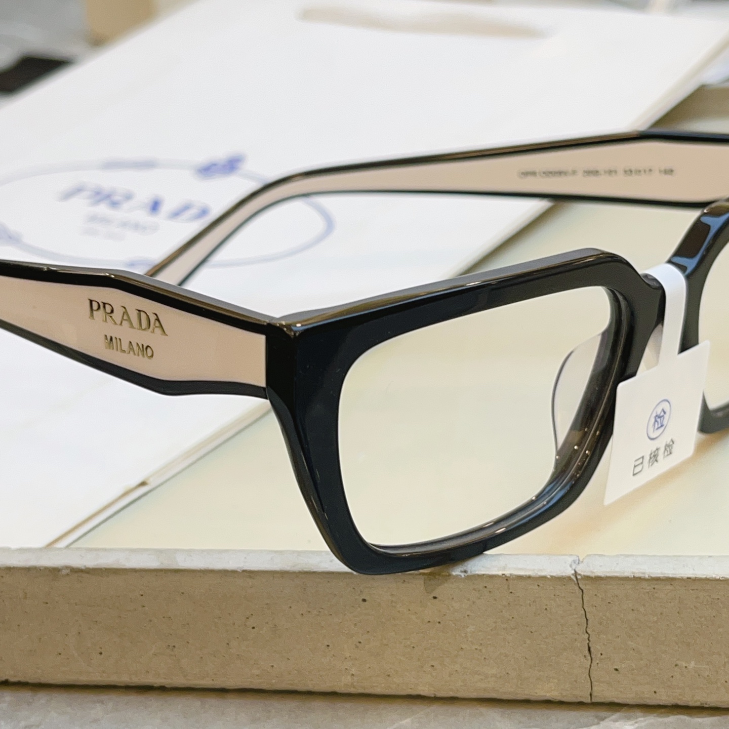 ，【PRAD*】普拉*达新款眼镜架👓，MODEL：OPR OD05V-F，SIZE：53口17-140