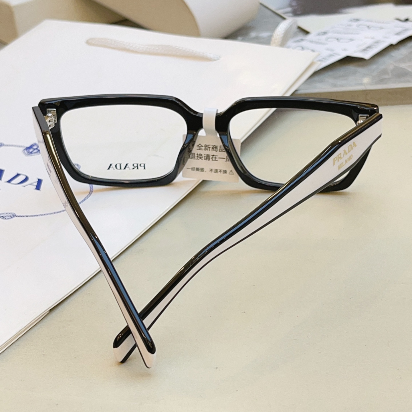 ，【PRAD*】普拉*达新款眼镜架👓，MODEL：OPR OD05V-F，SIZE：53口17-140