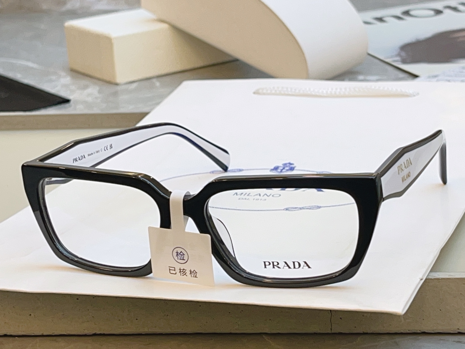 ，【PRAD*】普拉*达新款眼镜架👓，MODEL：OPR OD05V-F，SIZE：53口17-140