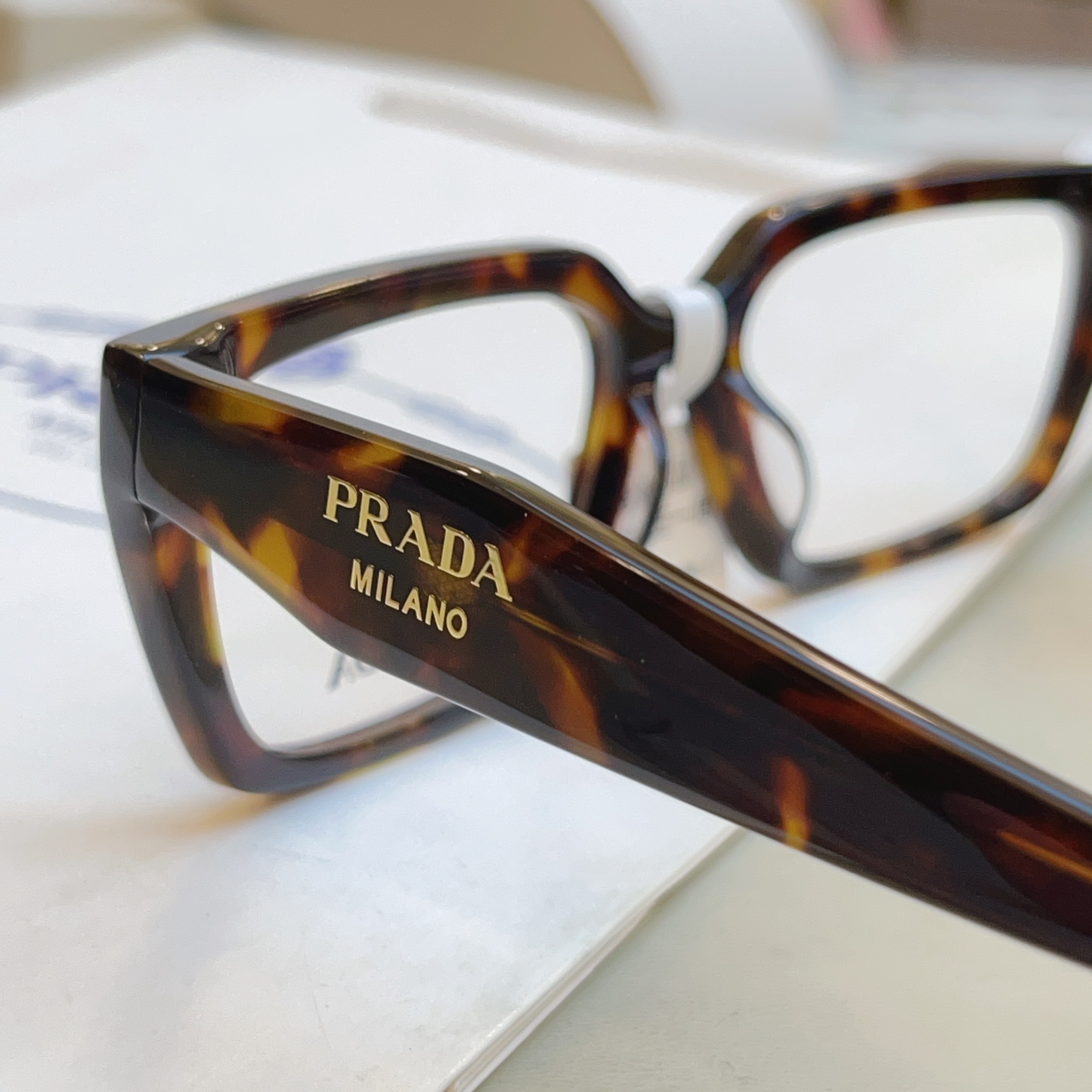 ，【PRAD*】普拉*达新款眼镜架👓，MODEL：OPR OD05V-F，SIZE：53口17-140