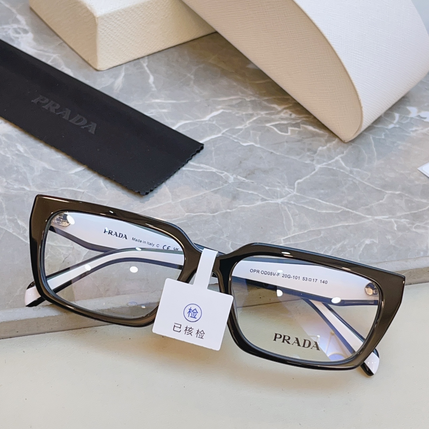 ，【PRAD*】普拉*达新款眼镜架👓，MODEL：OPR OD05V-F，SIZE：53口17-140