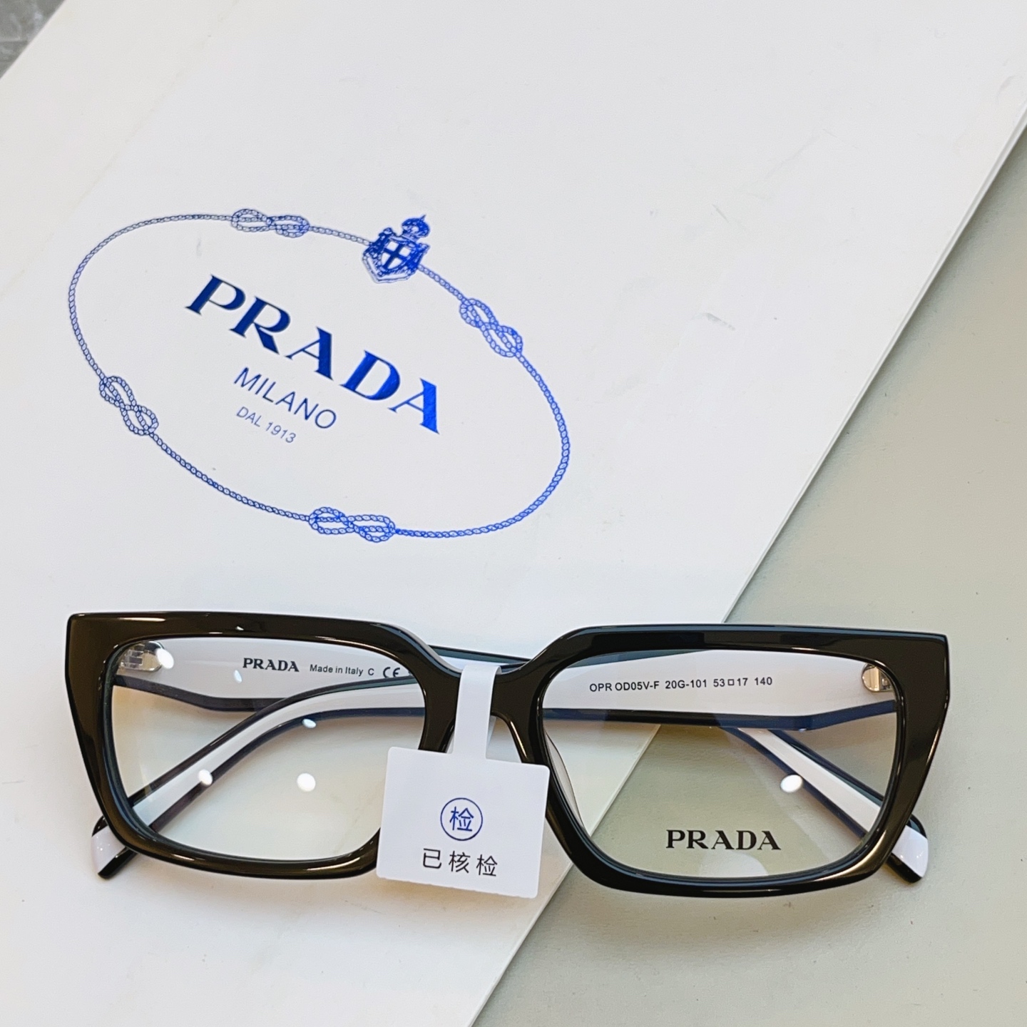 ，【PRAD*】普拉*达新款眼镜架👓，MODEL：OPR OD05V-F，SIZE：53口17-140